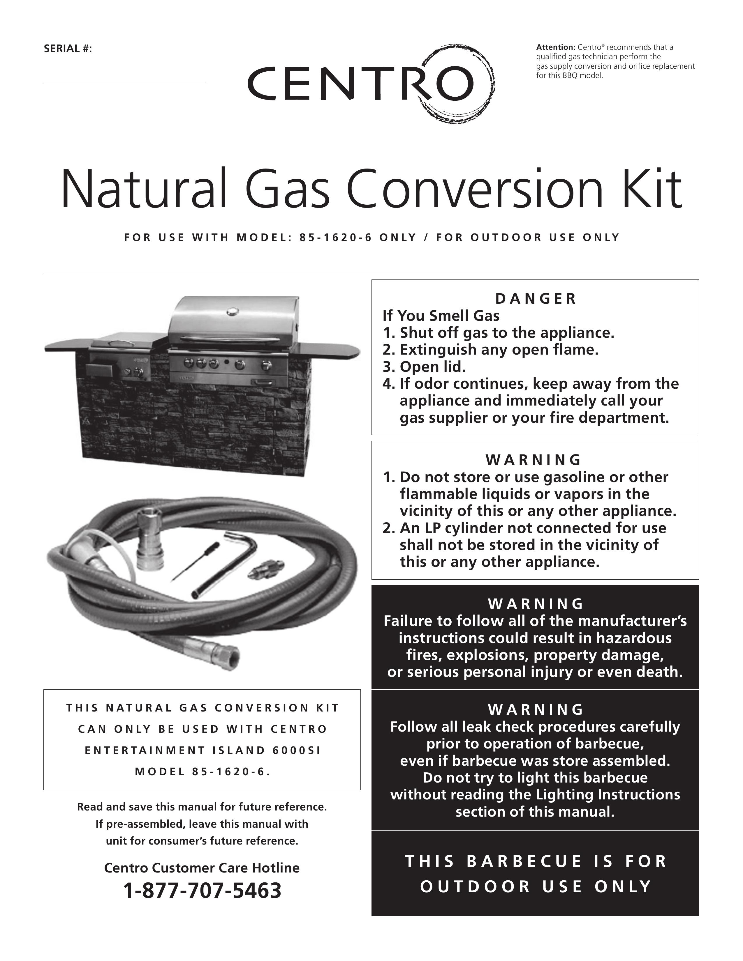 Centro 85-1620-6 Gas Grill User Manual