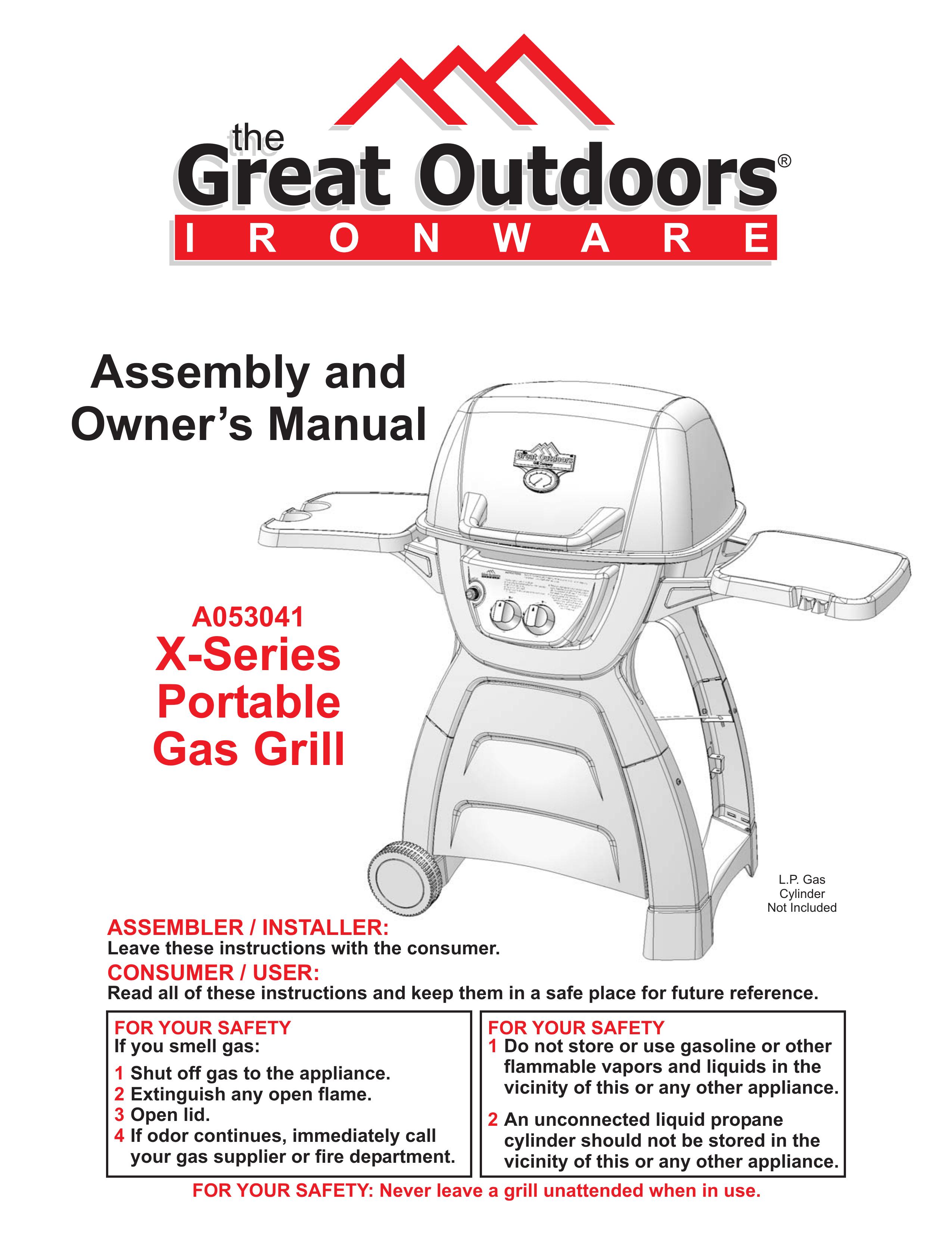 CFM Corporation A053041 Gas Grill User Manual