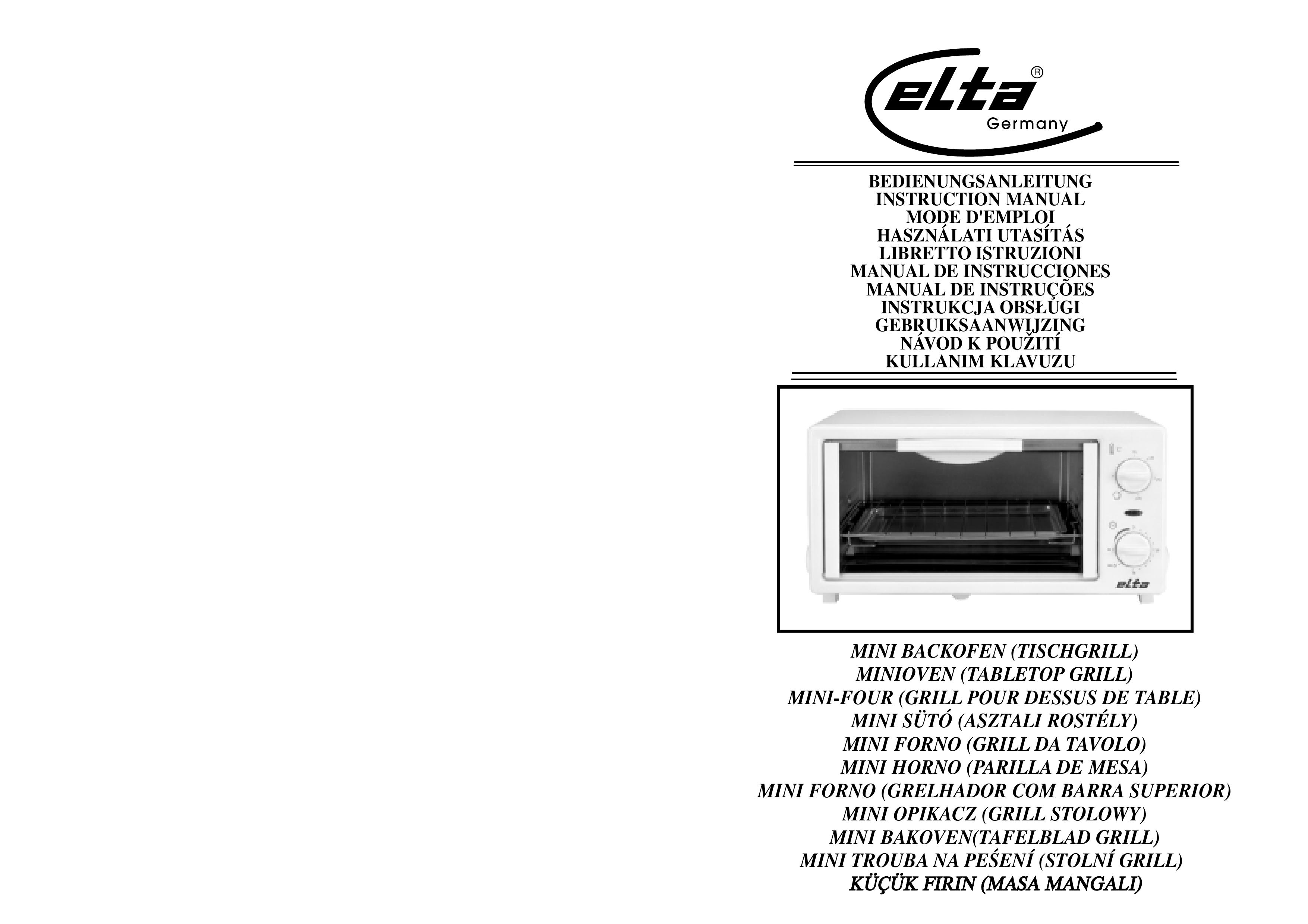 Elta MB111 Gas Grill User Manual