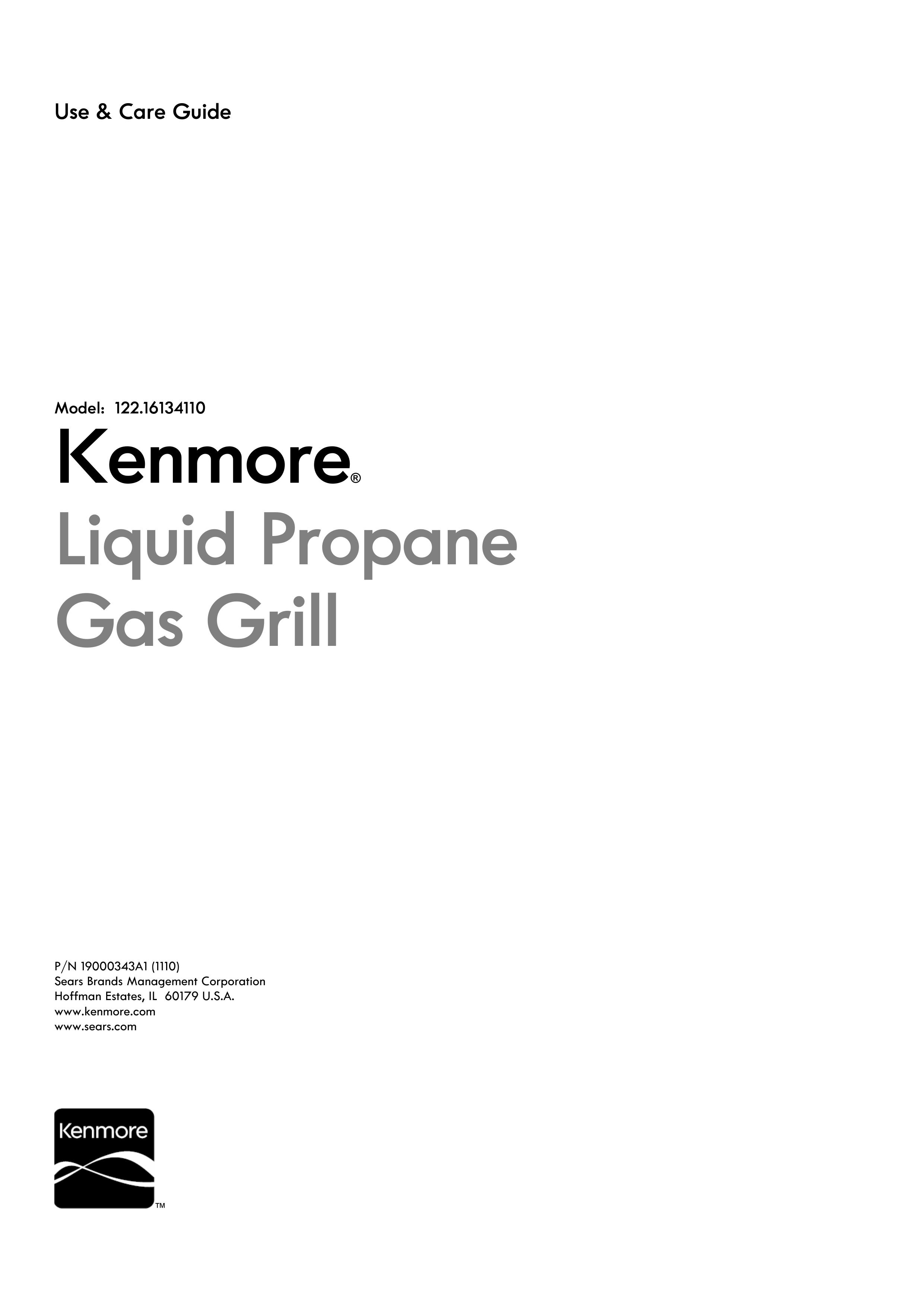 Kenmore 122.1613411 Gas Grill User Manual