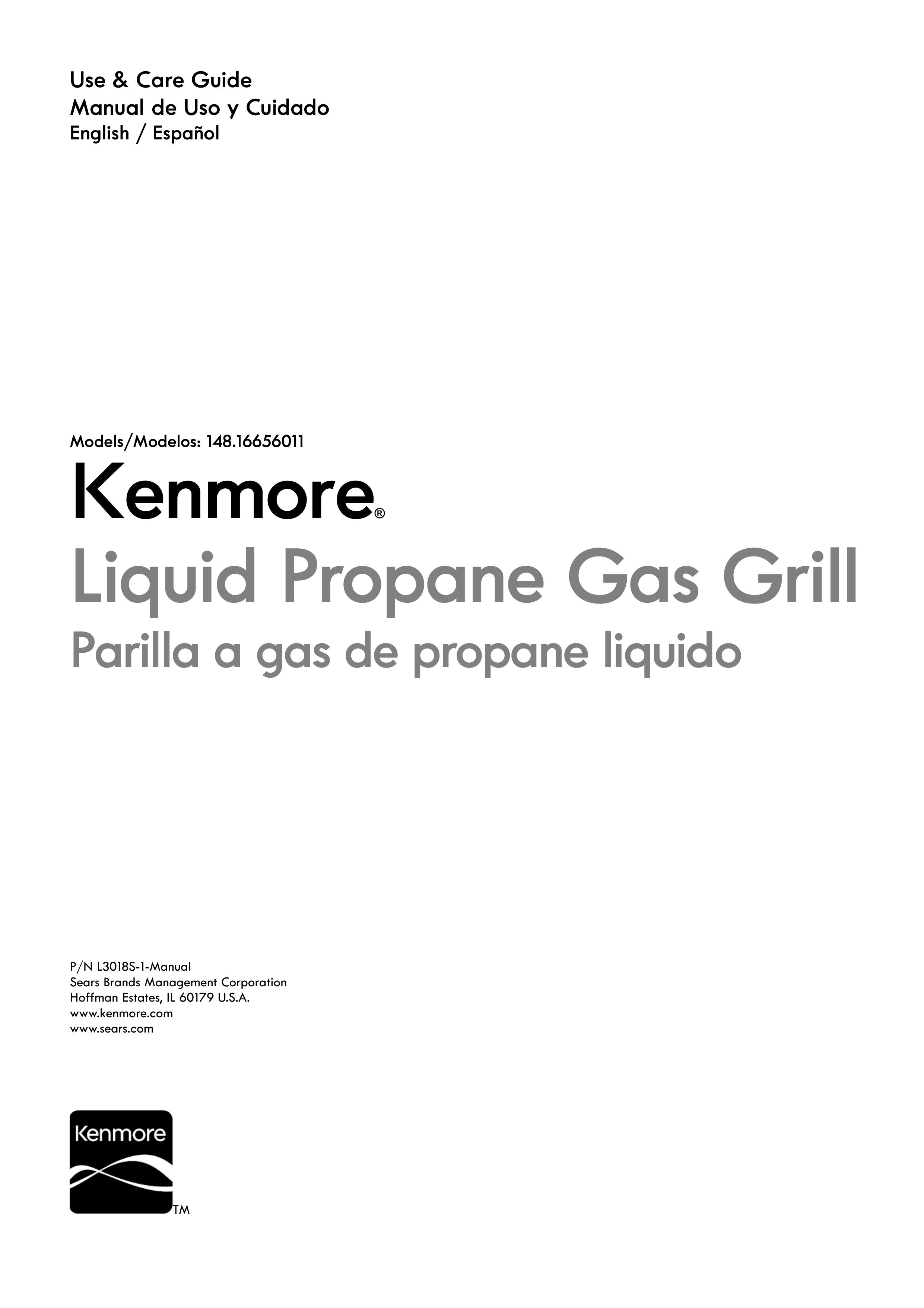Kenmore 148.1665601 Gas Grill User Manual