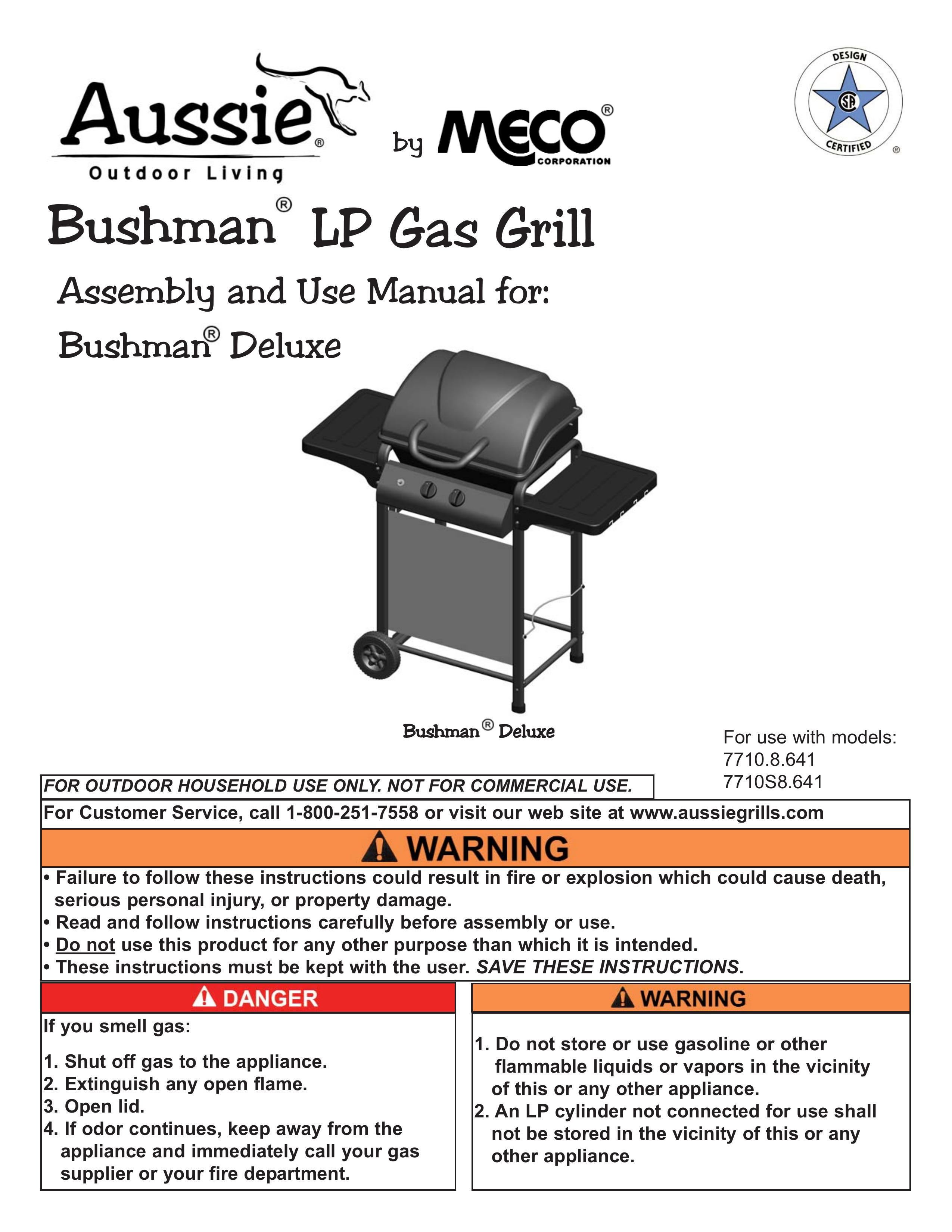 Meco 7710.8.641 Gas Grill User Manual