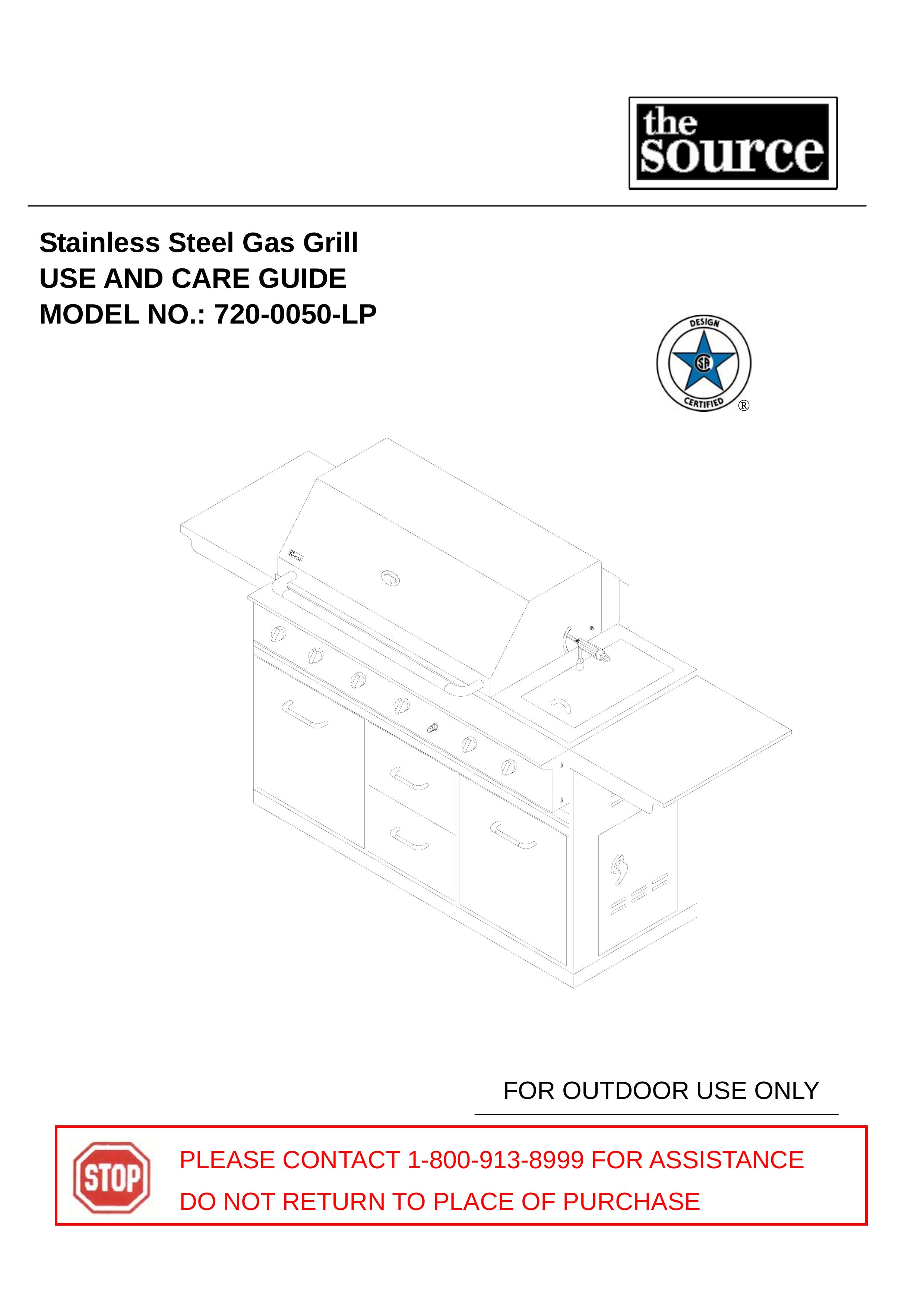 Nexgrill 720-0050-LP Gas Grill User Manual