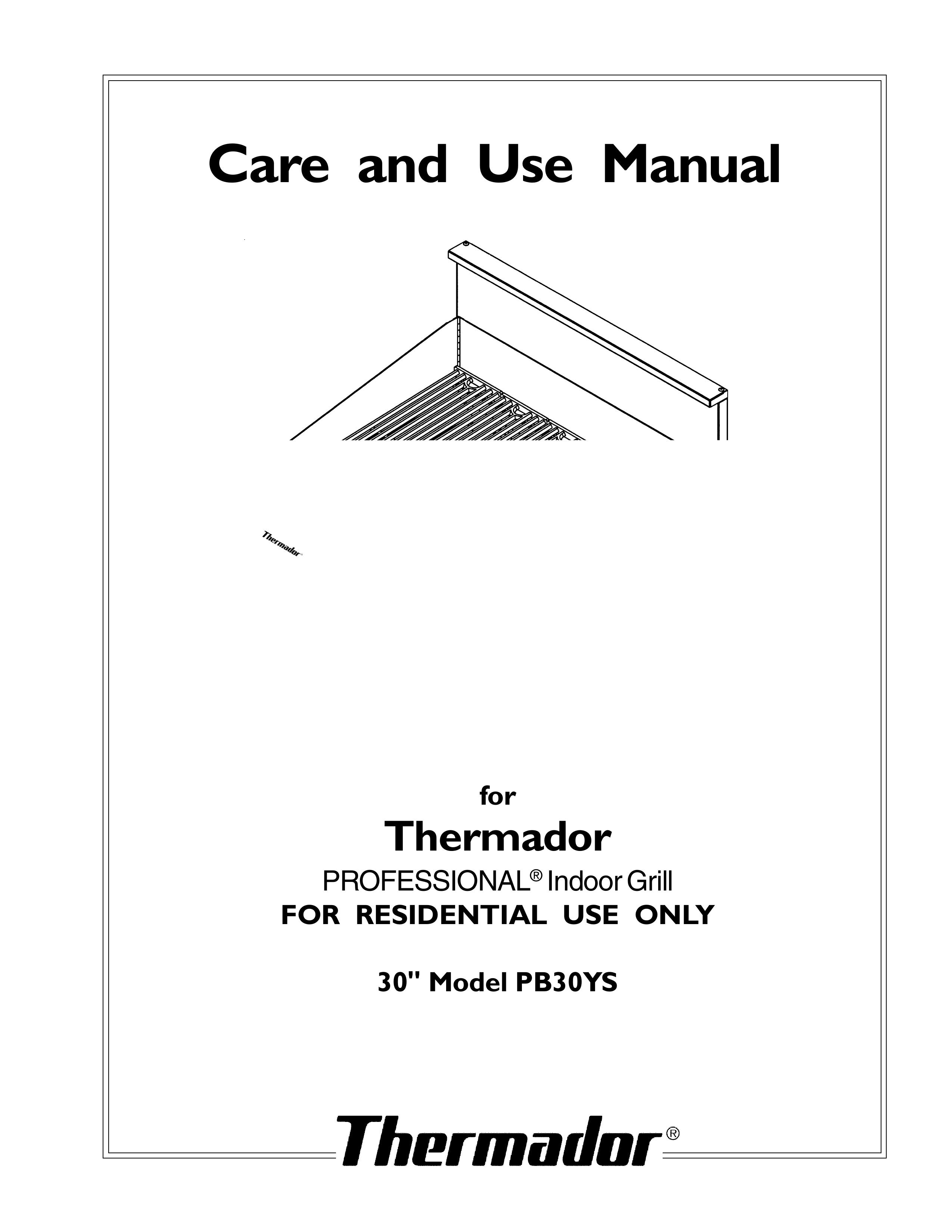 Thermador PB30YS Gas Grill User Manual