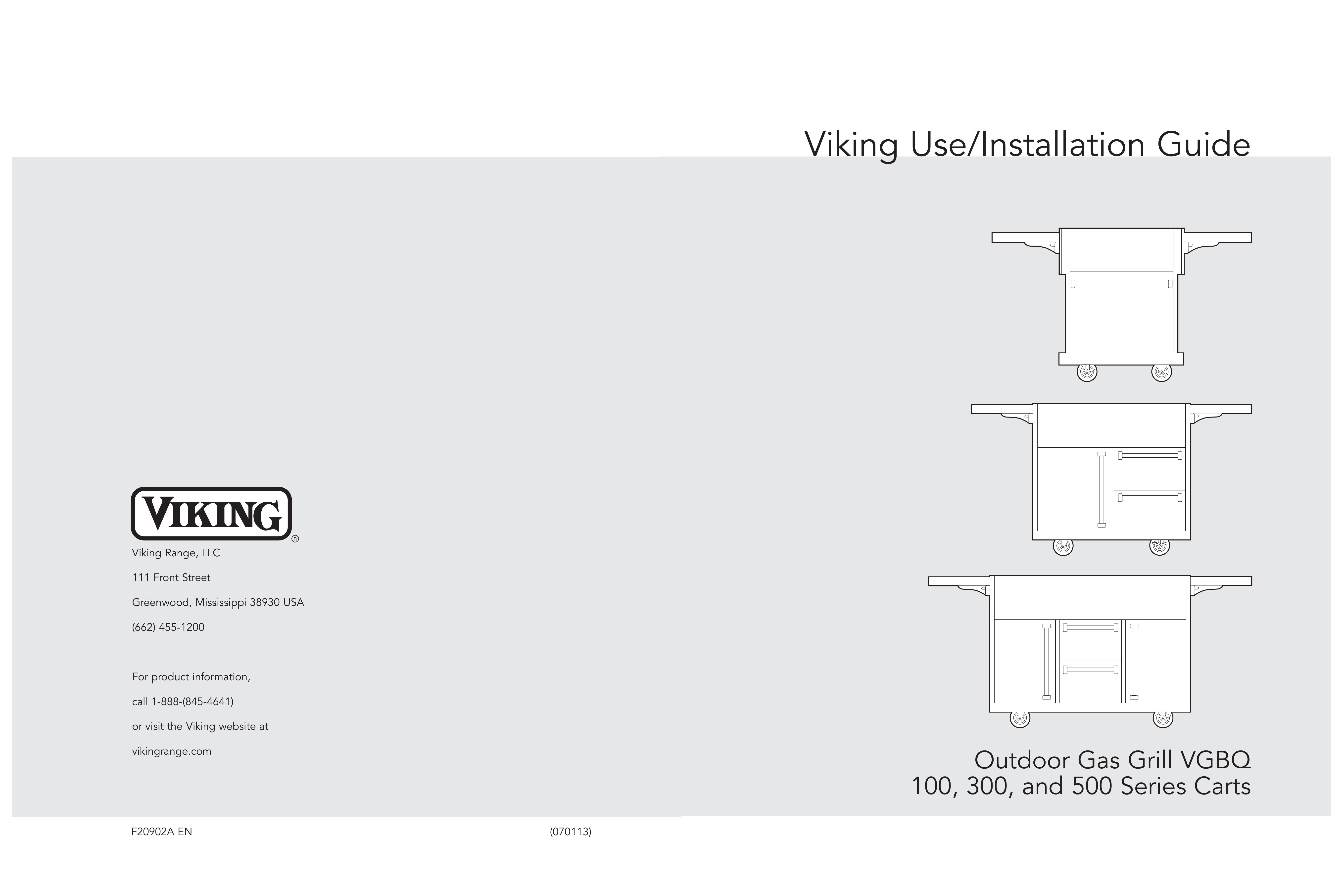 Viking VGBQ Gas Grill User Manual
