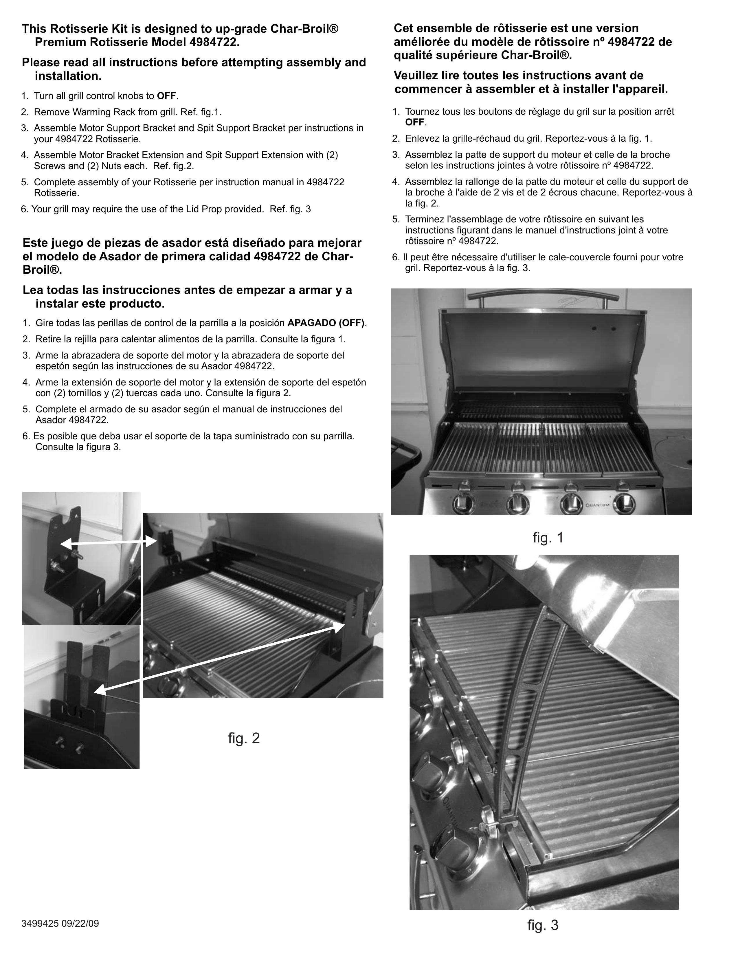 Char-Broil 4984722 Grill Accessory User Manual