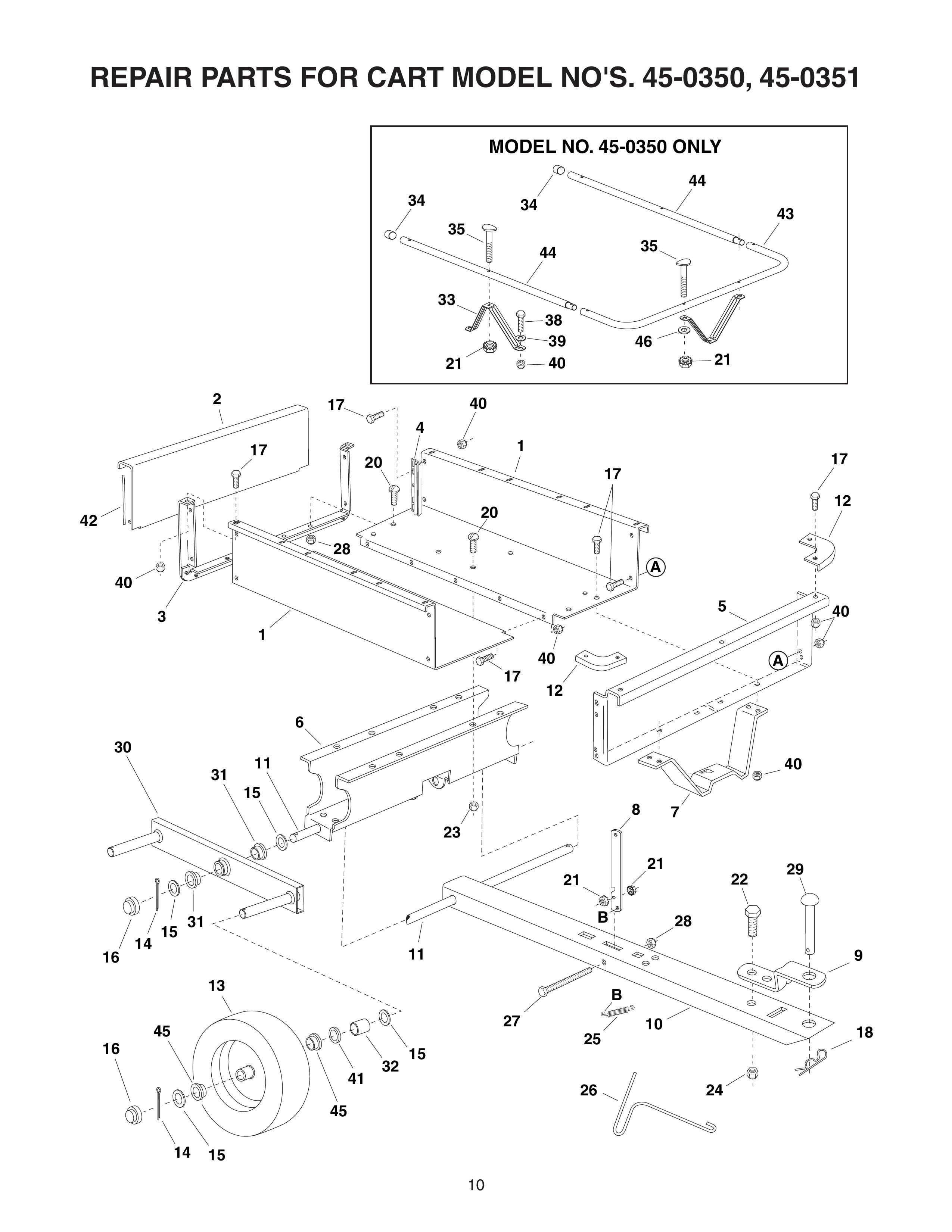 Agri-Fab 45-0351 Outdoor Cart User Manual