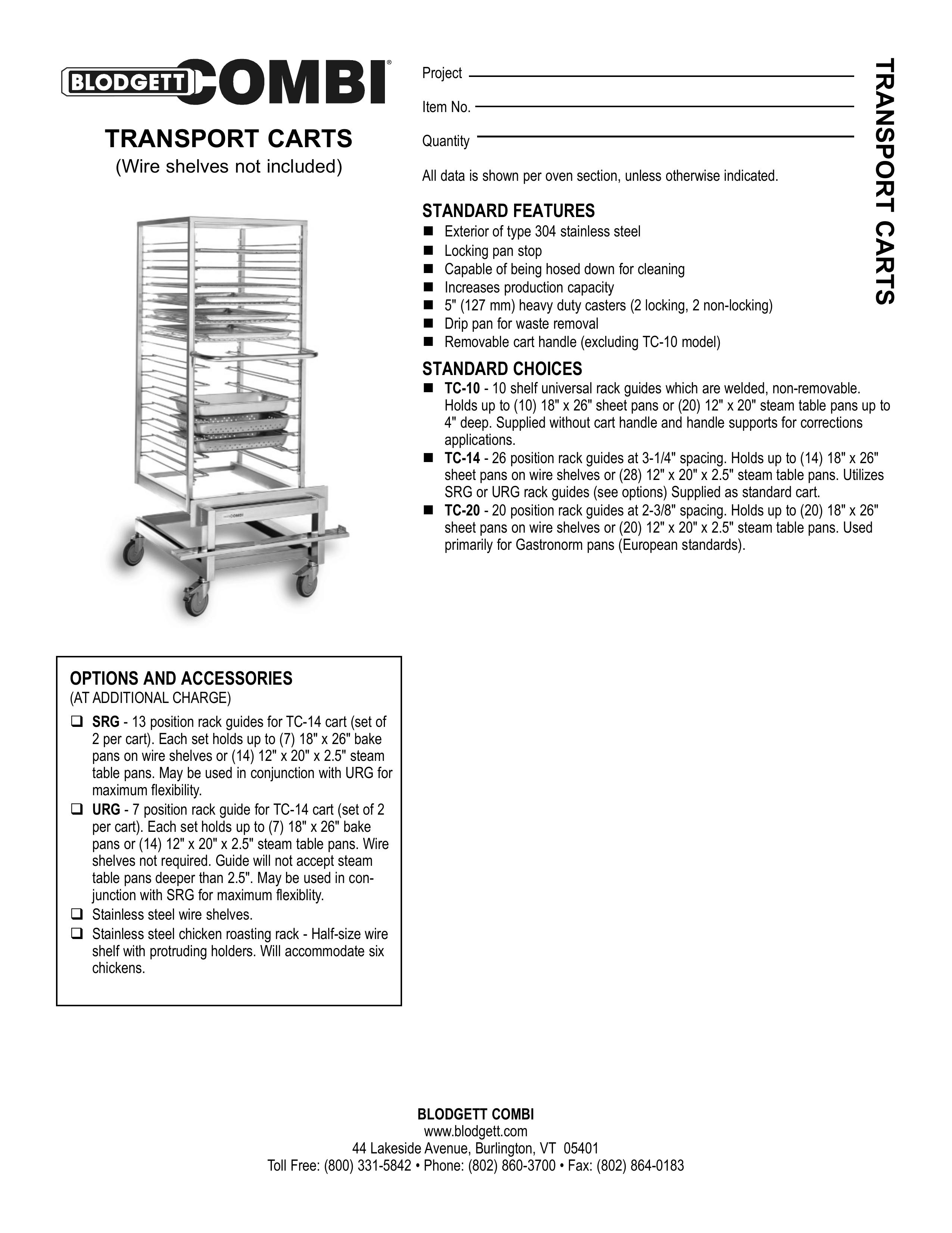 Combi TC-10 Outdoor Cart User Manual