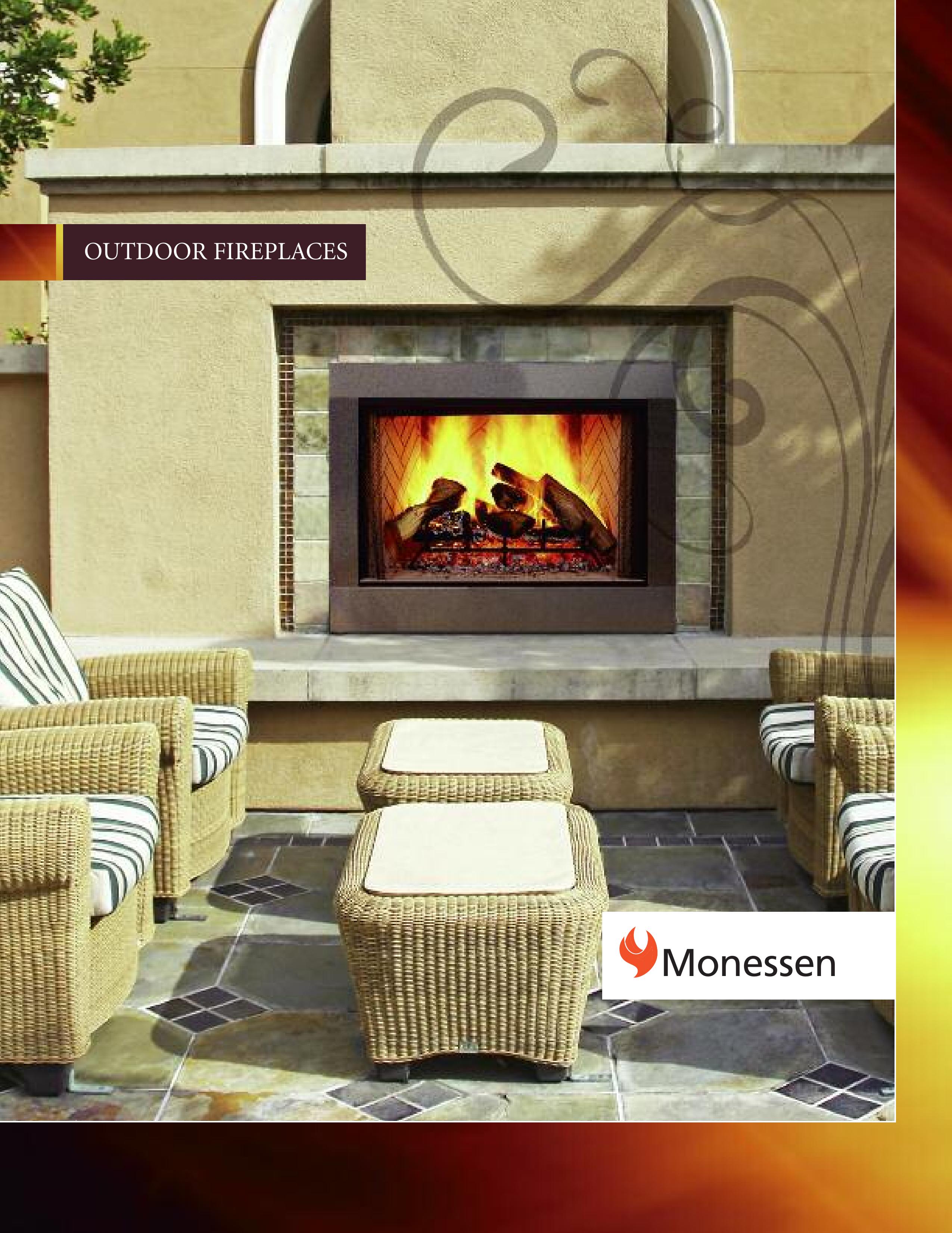 Monessen Hearth ODWR500 Outdoor Fireplace User Manual