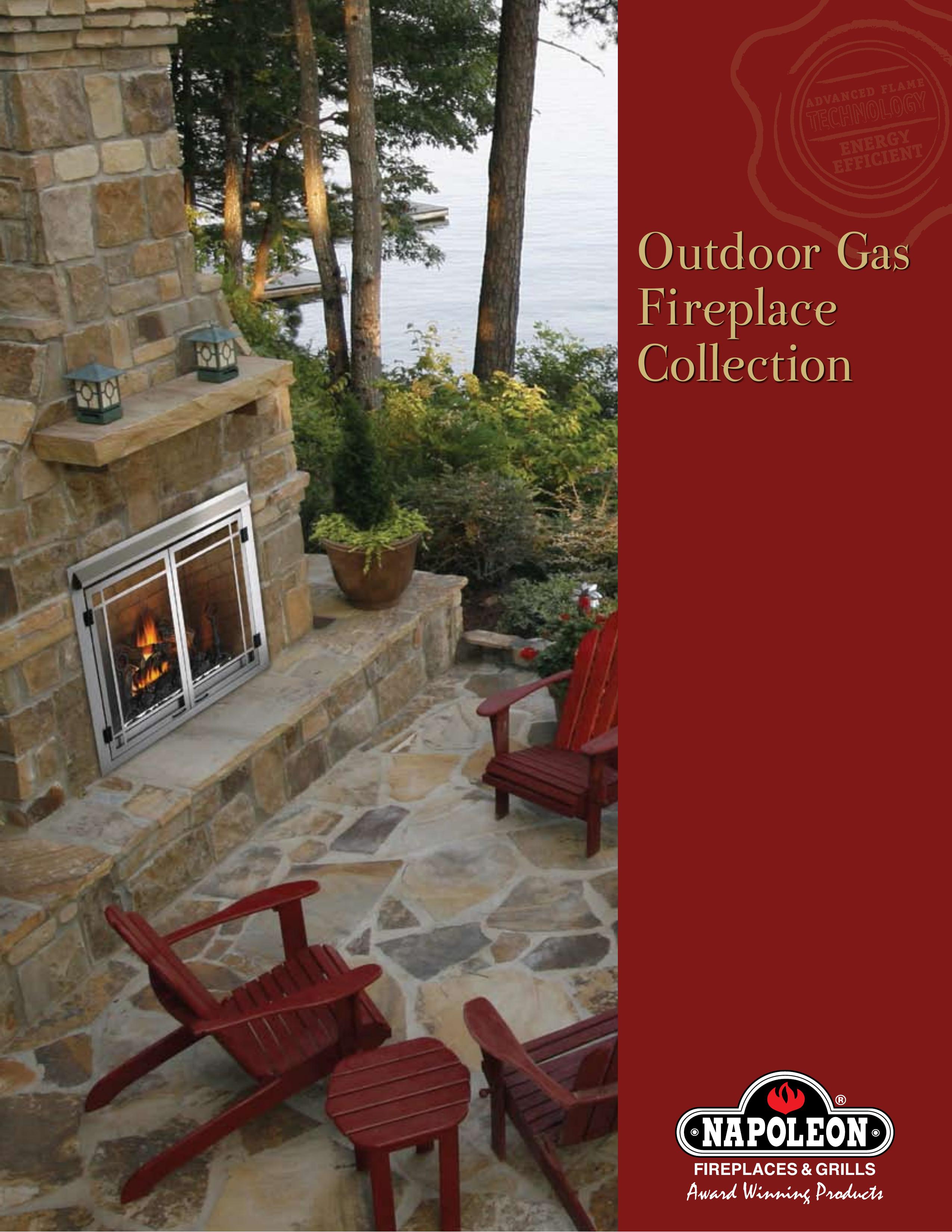 Napoleon Grills BTU'S Outdoor Fireplace User Manual