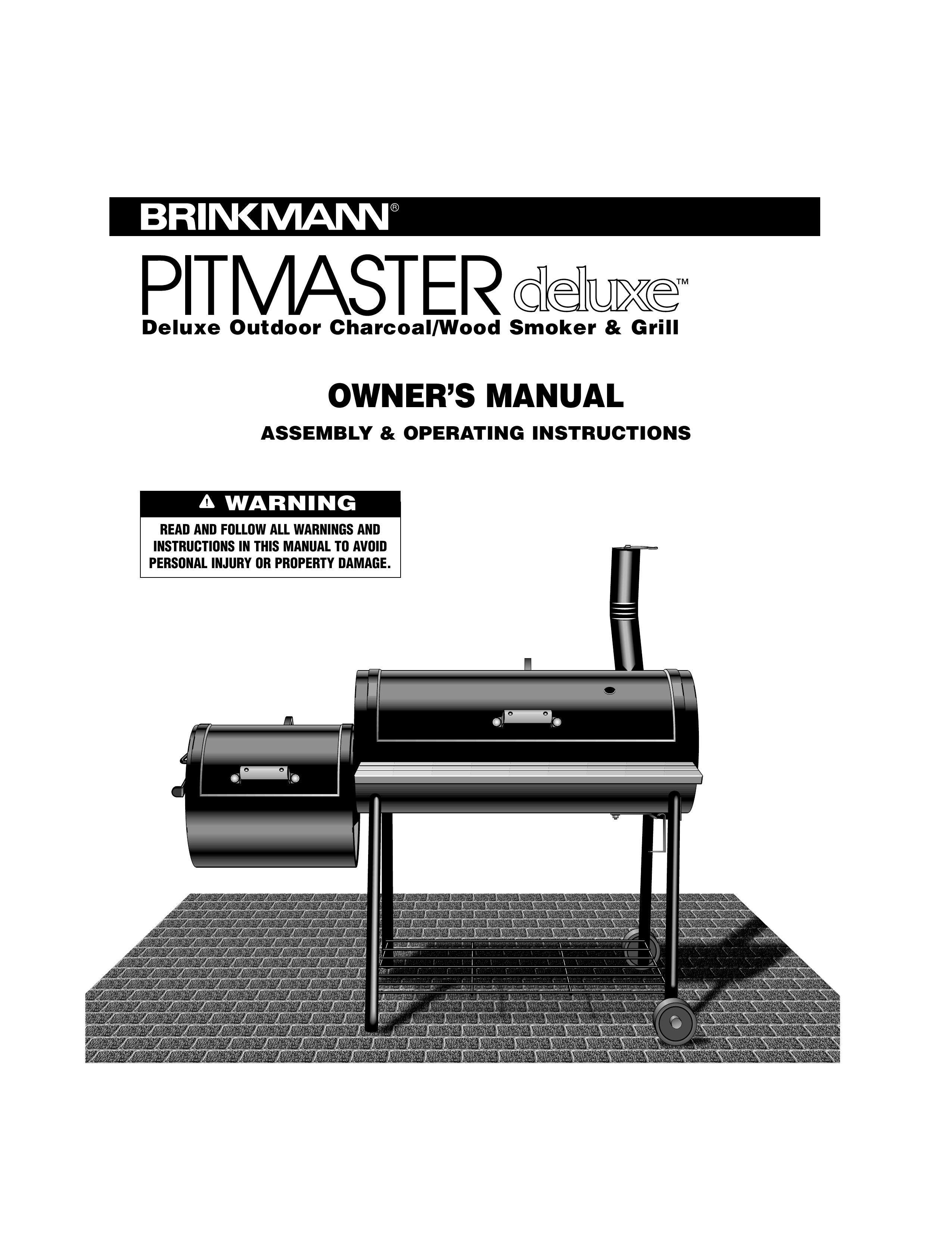 Brinkmann Charcoal/Wood Smoker Smoker User Manual