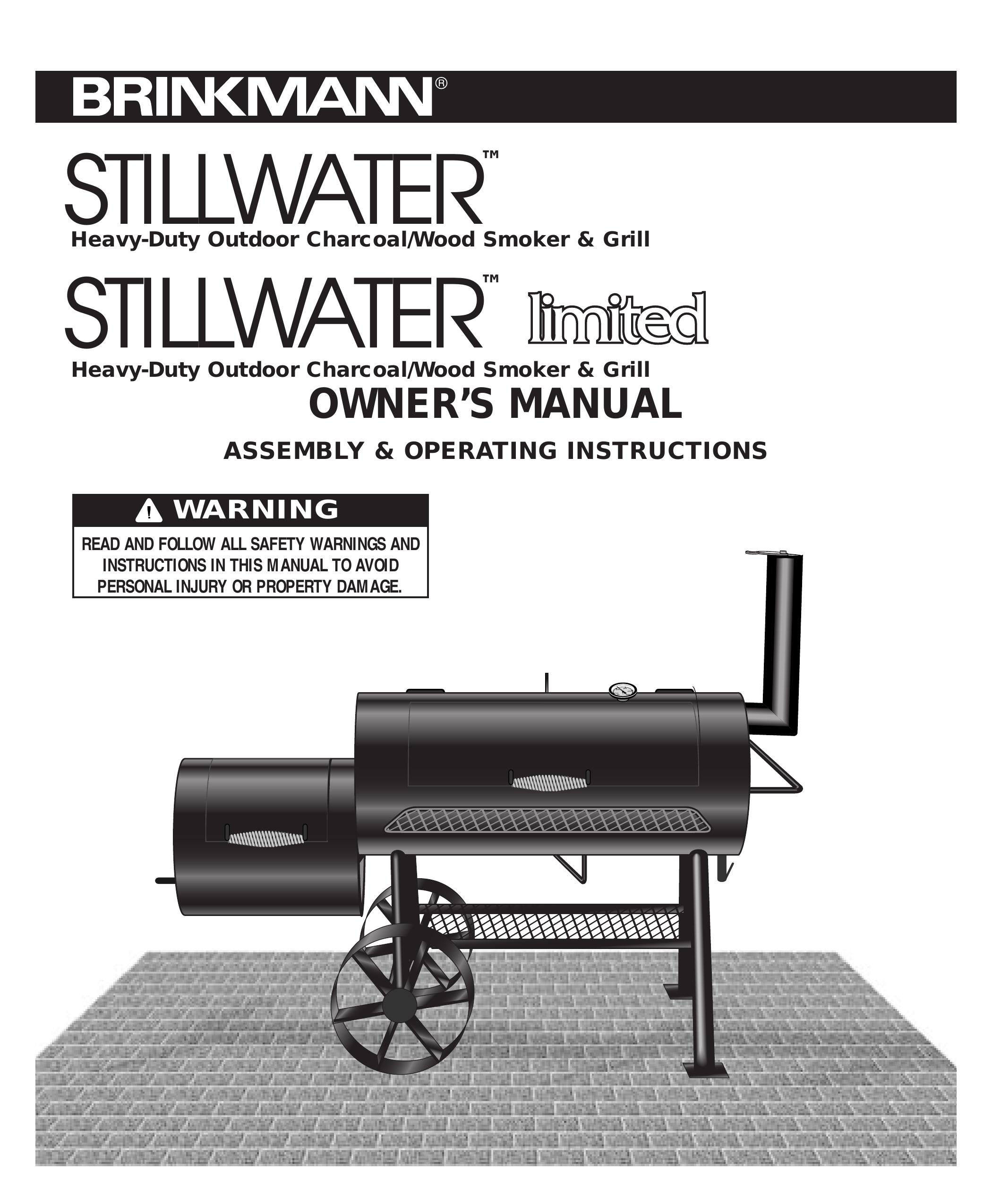 Brinkmann Charcoal/Wood Smoker & Grill Smoker User Manual