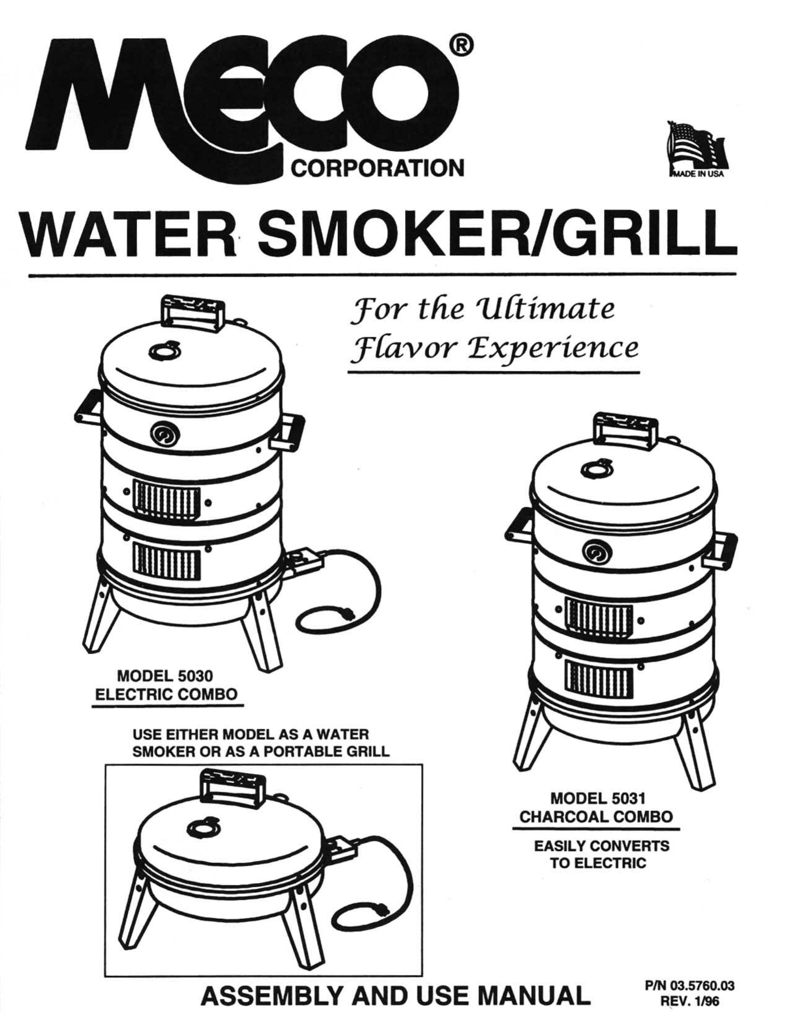 Meco 5030 Smoker User Manual