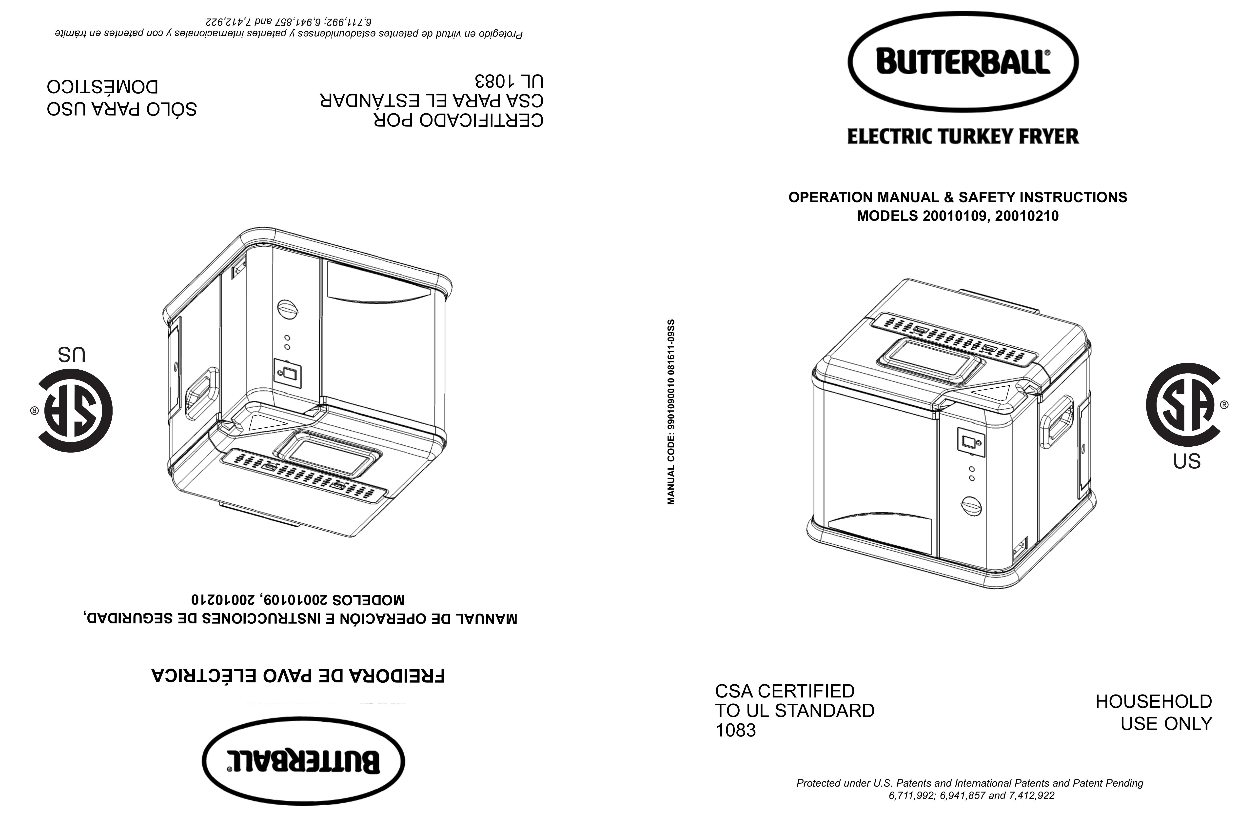 Masterbuilt 20010210 Turkey Fryer User Manual