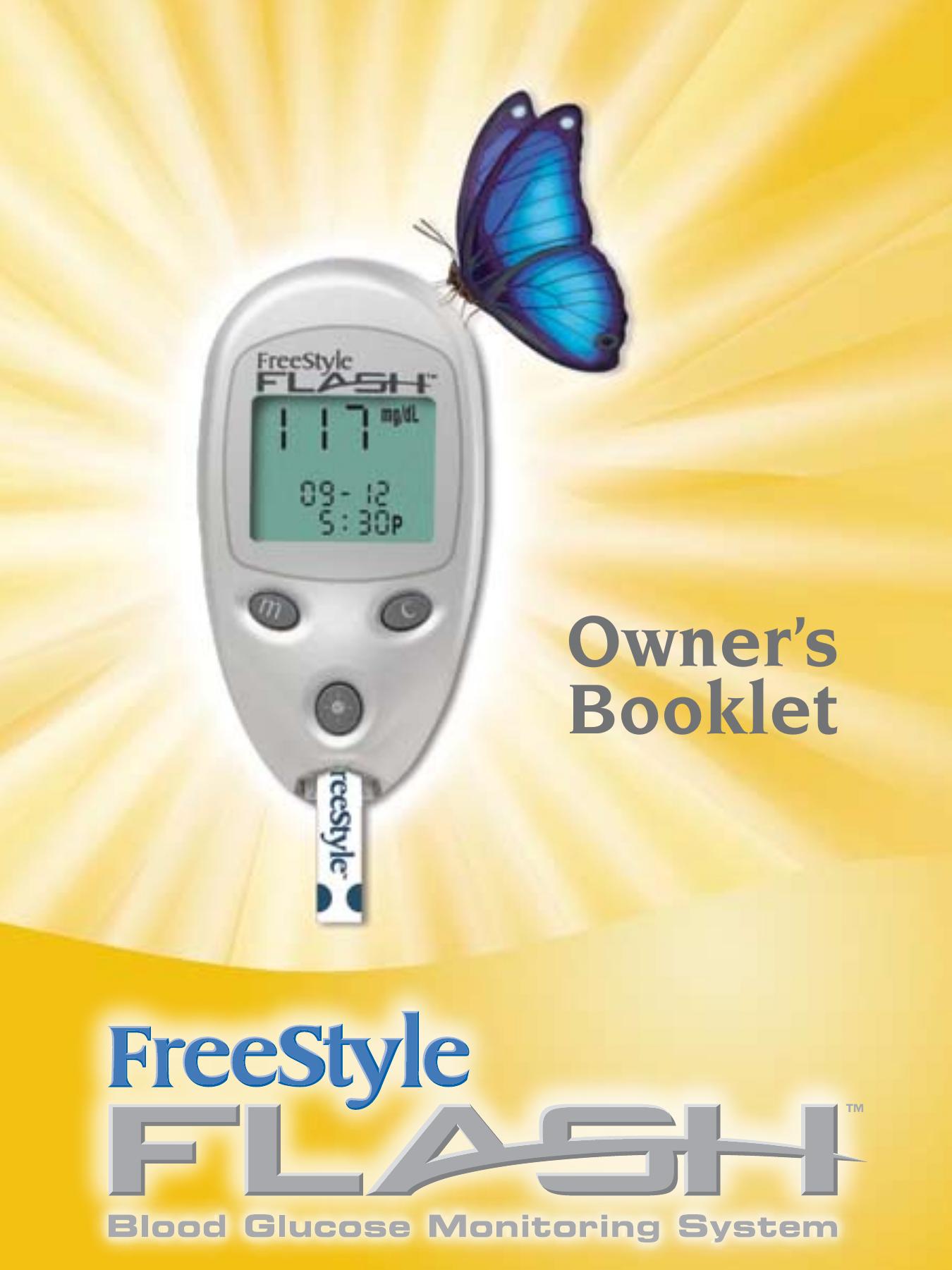 Abbott Diabetes Care Blood Glucose Monitor Blood Glucose Meter User Manual