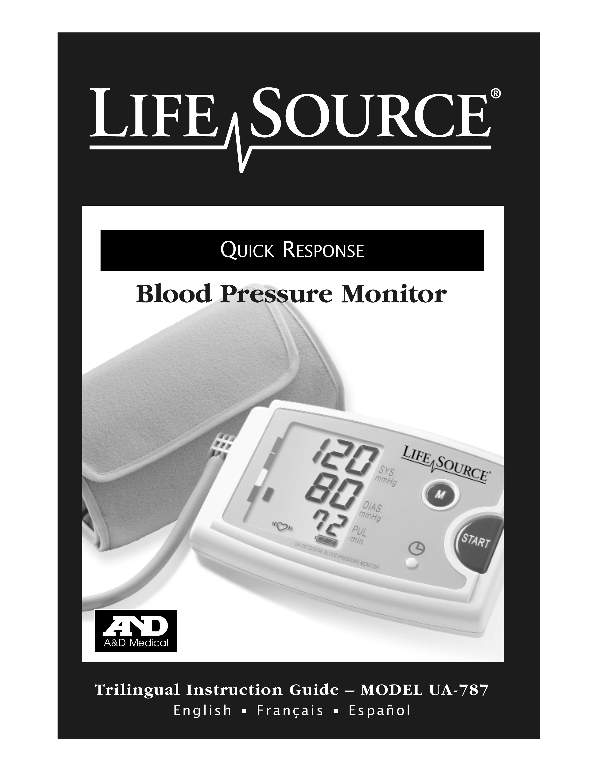 A&D UA-787 Blood Pressure Monitor User Manual