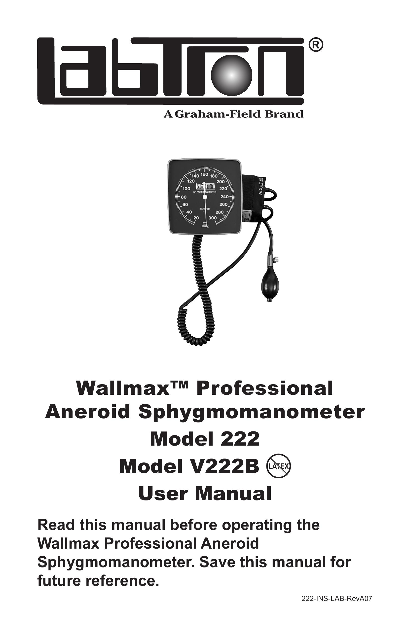 Graham Field V222B Blood Pressure Monitor User Manual