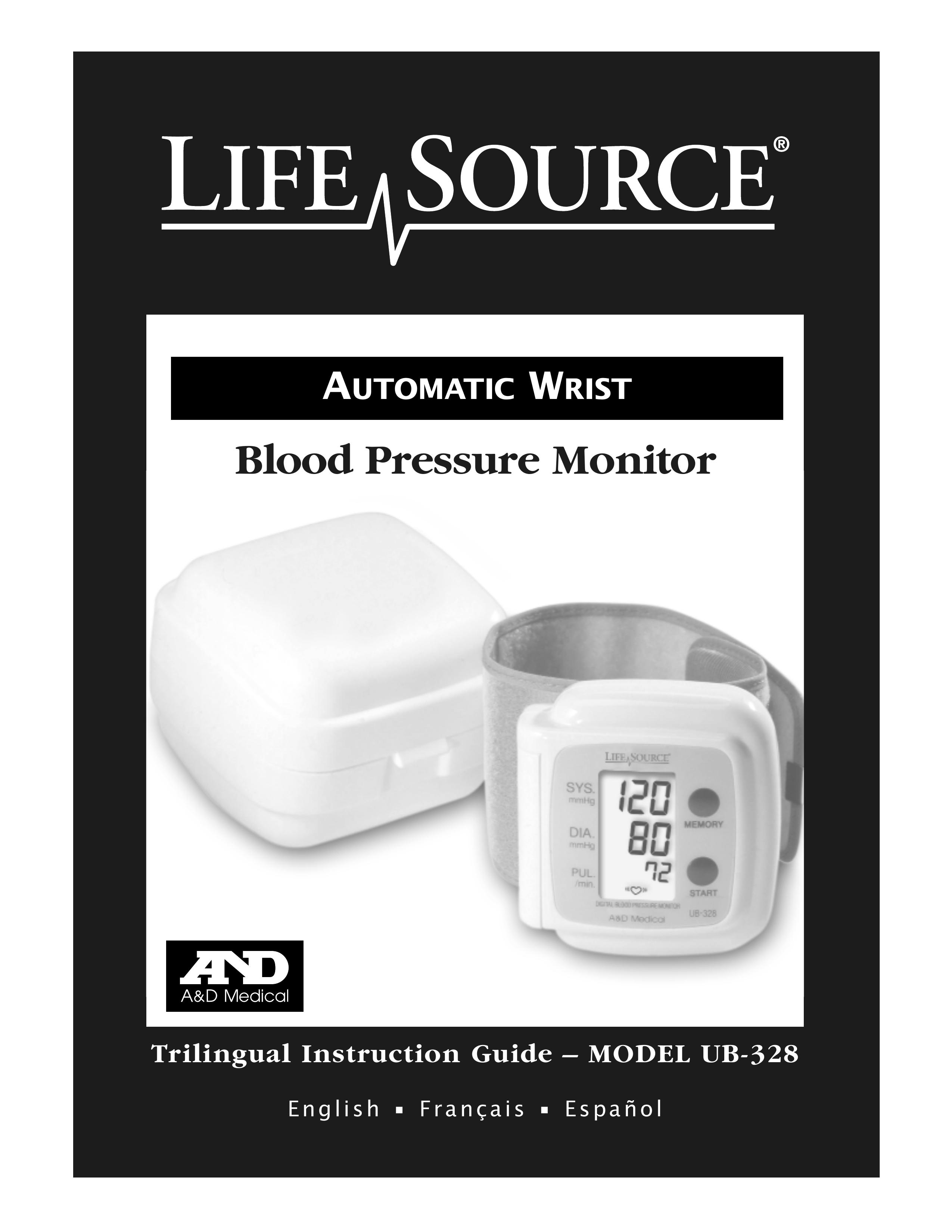 LifeSource UB-328 Blood Pressure Monitor User Manual