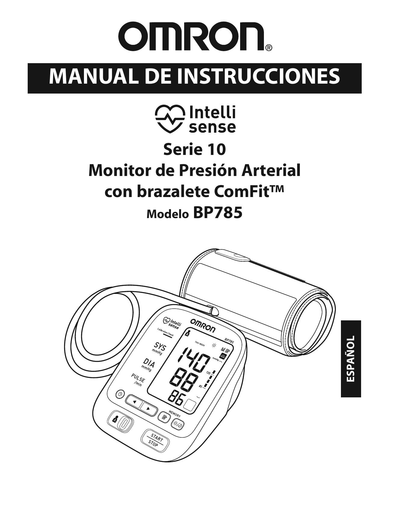 Omron BP785 Blood Pressure Monitor User Manual