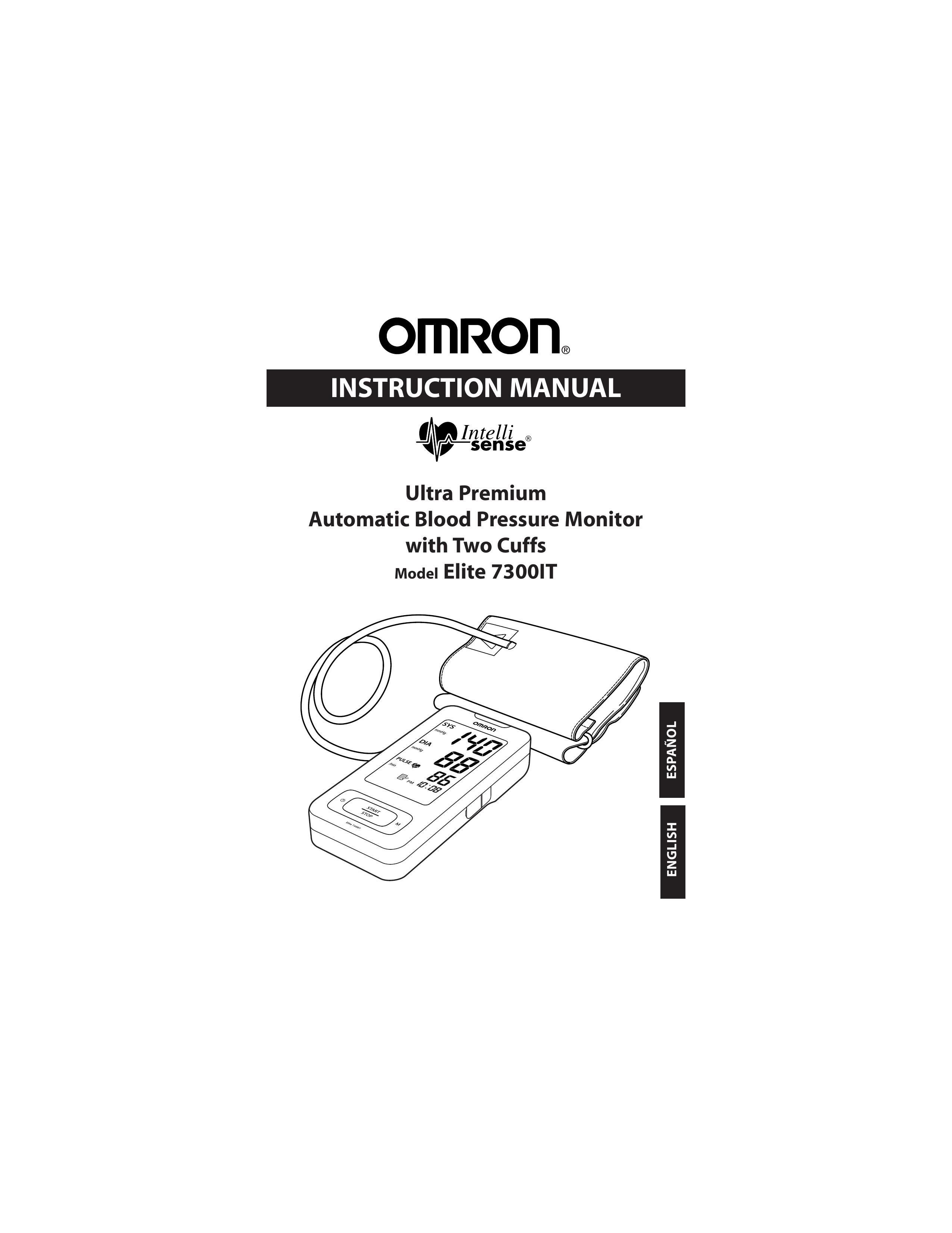 Omron Healthcare 7300IT Blood Pressure Monitor User Manual