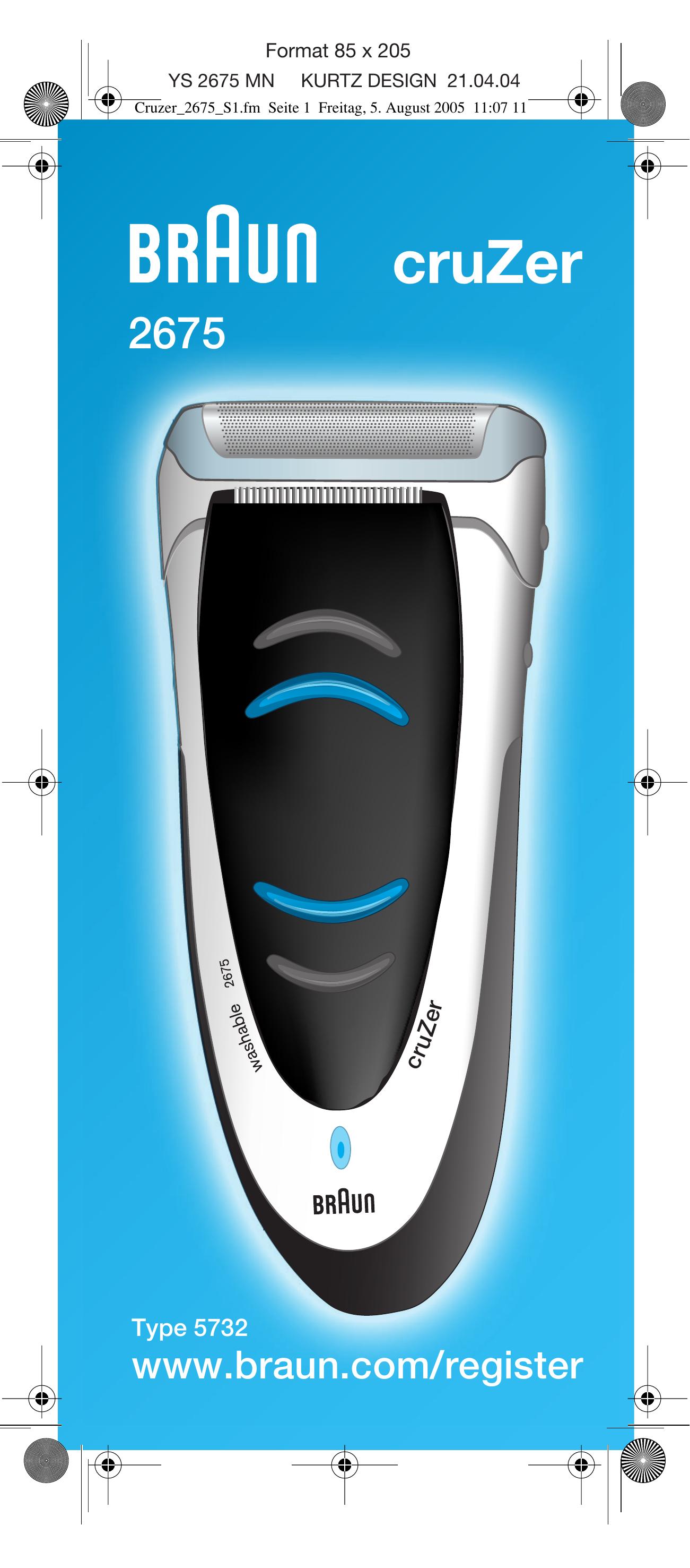 Braun 2675 Electric Shaver User Manual