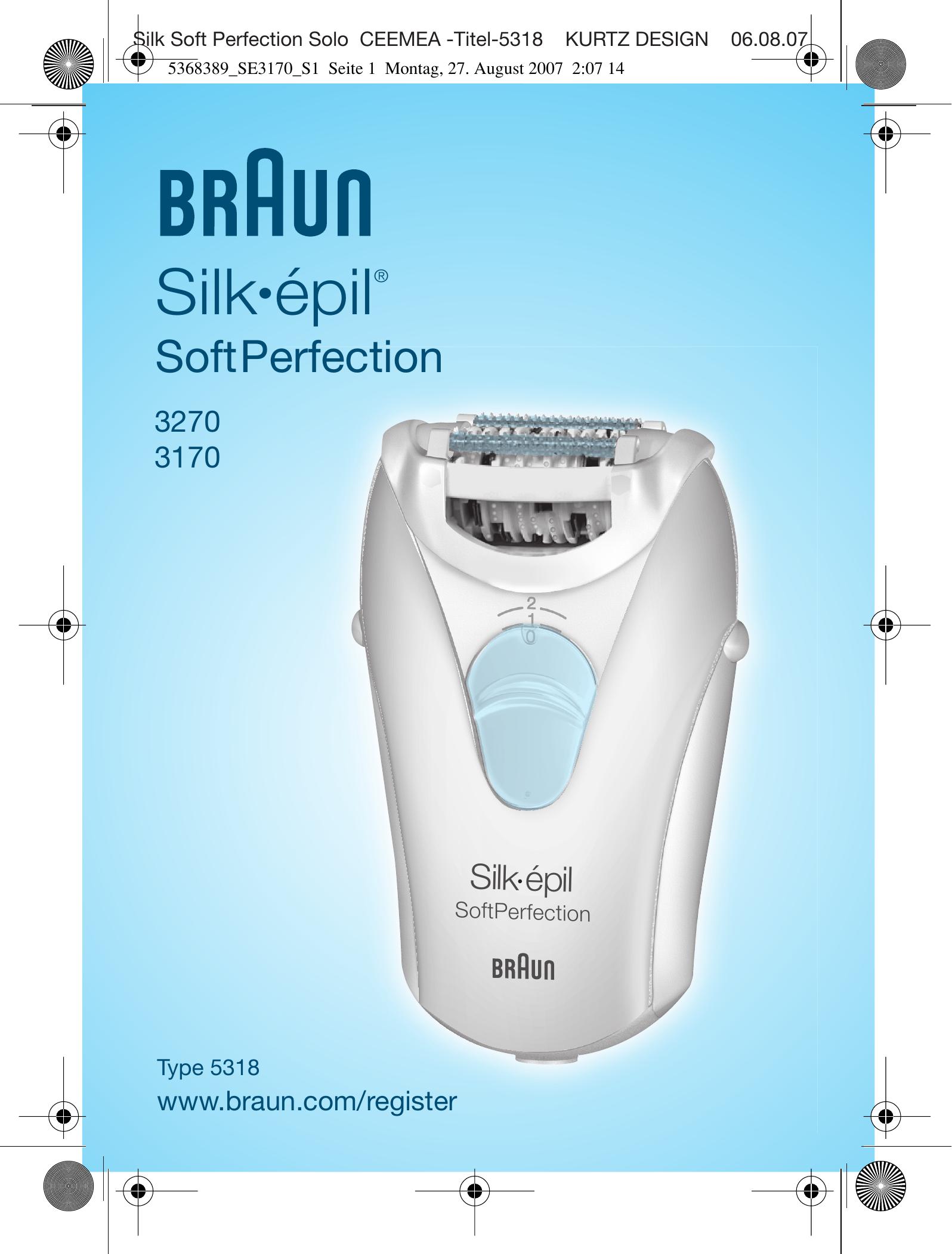 Braun 3270 Electric Shaver User Manual
