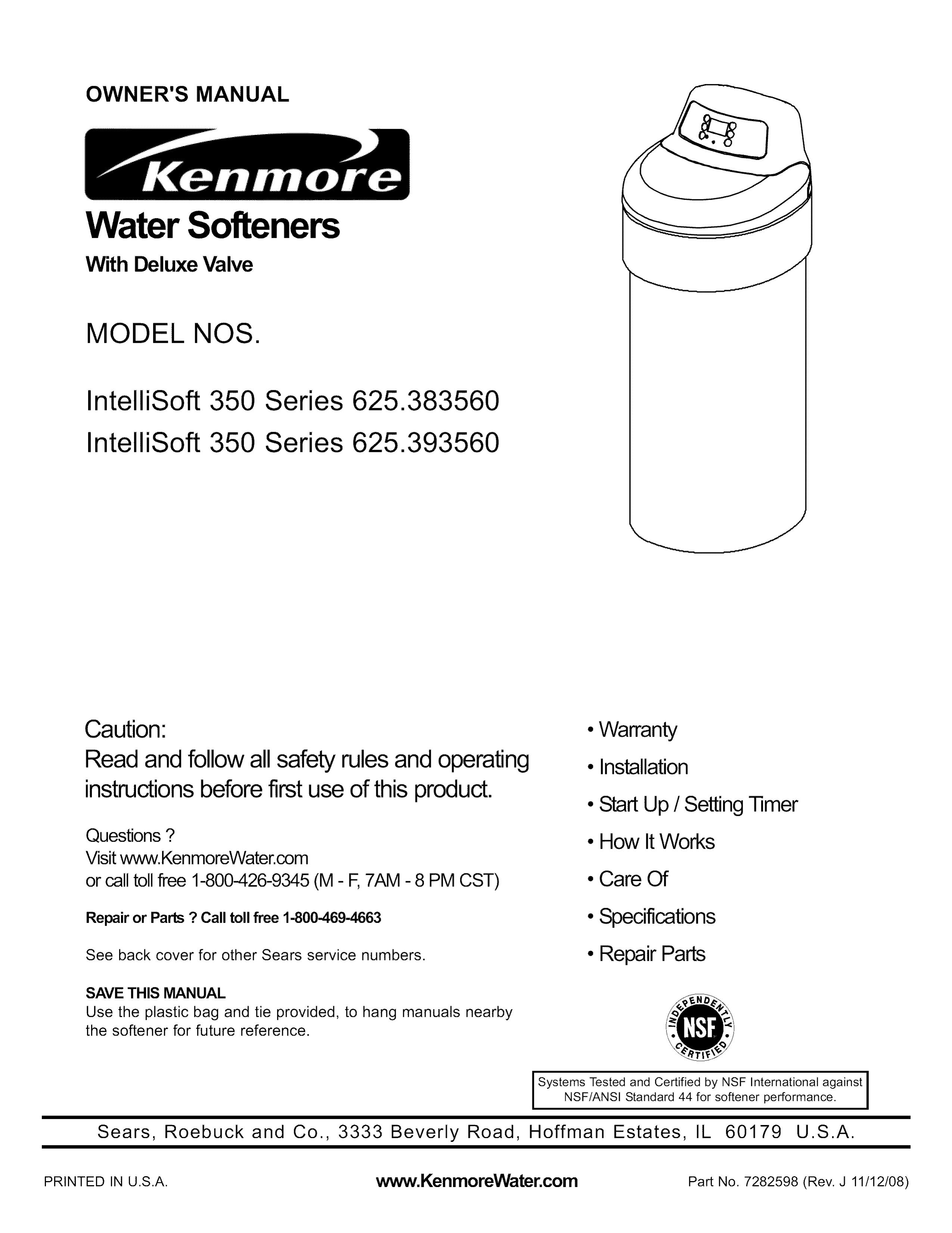 Kenmore 625.38356 Electric Shaver User Manual