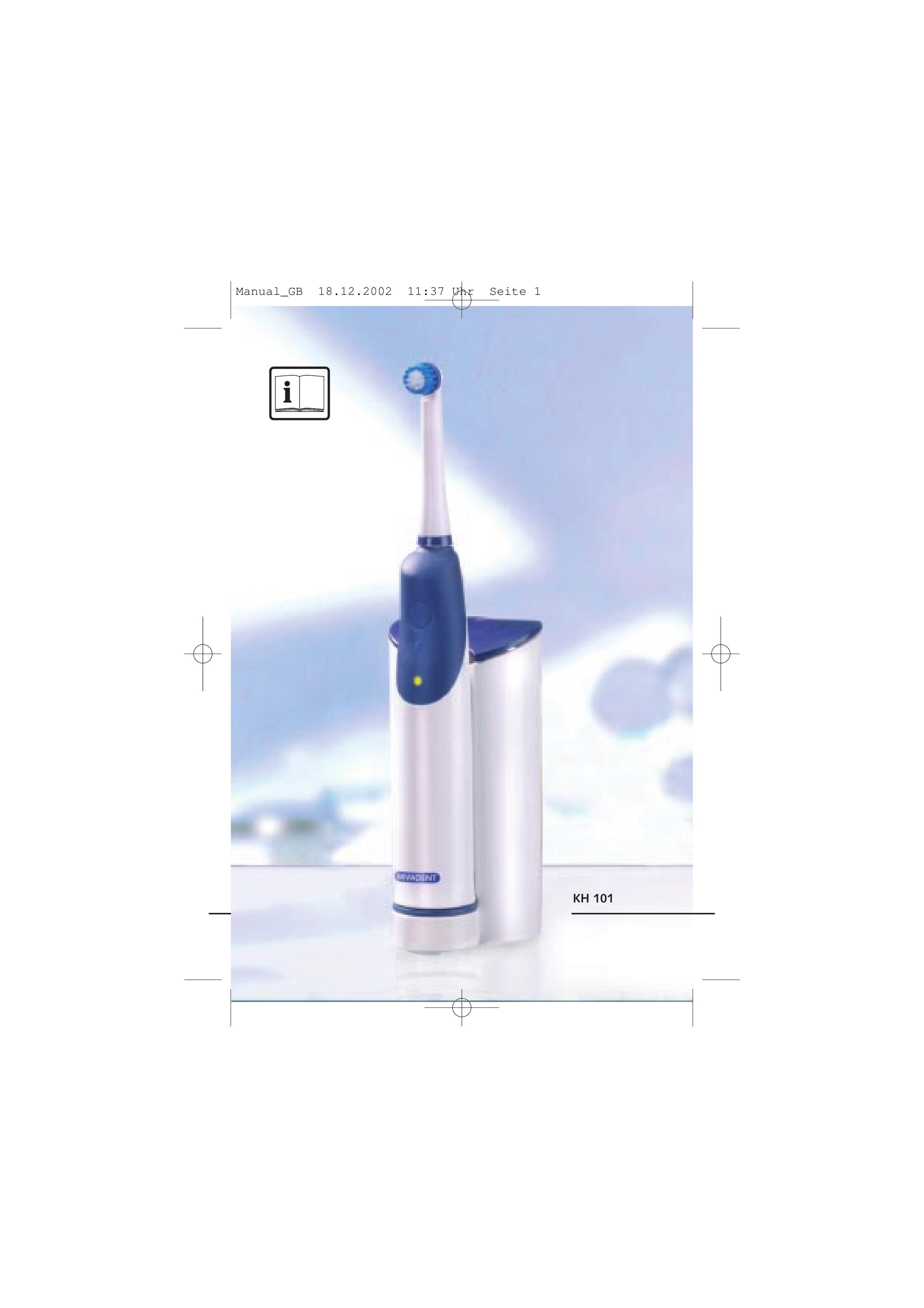 Kompernass KH 101 Electric Toothbrush User Manual