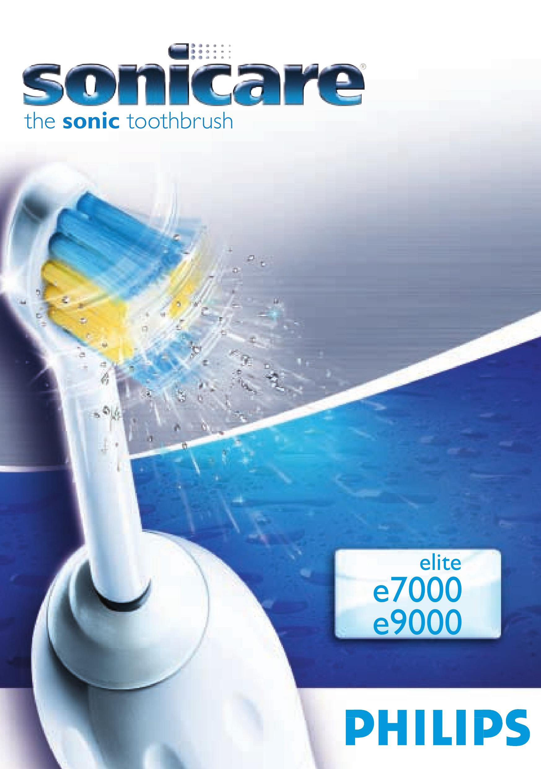 Philips e7000 Electric Toothbrush User Manual