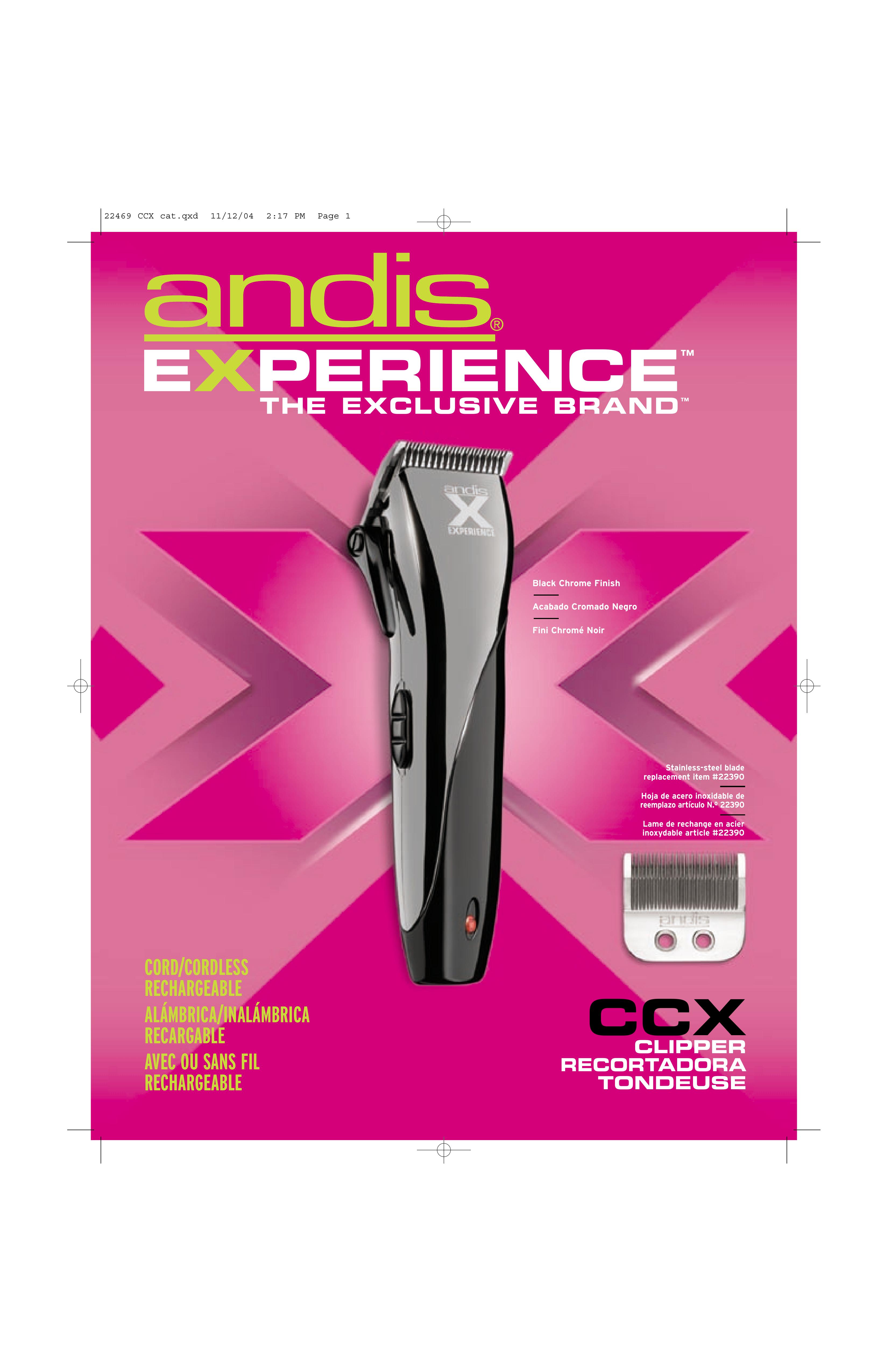 Andis Company Hair Clipper Hair Clippers User Manual
