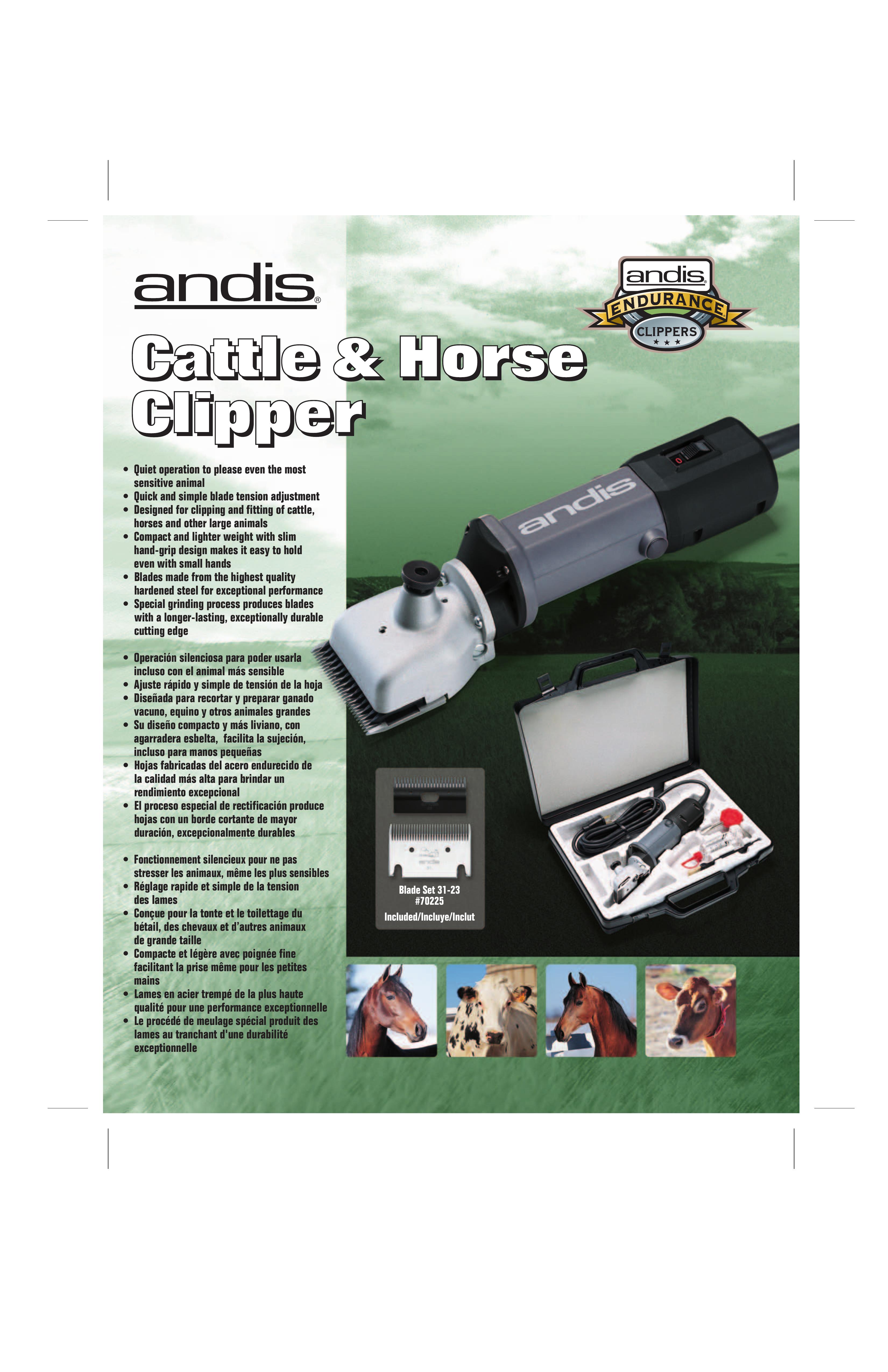 Andis Company HC 120V   Hair Clippers User Manual