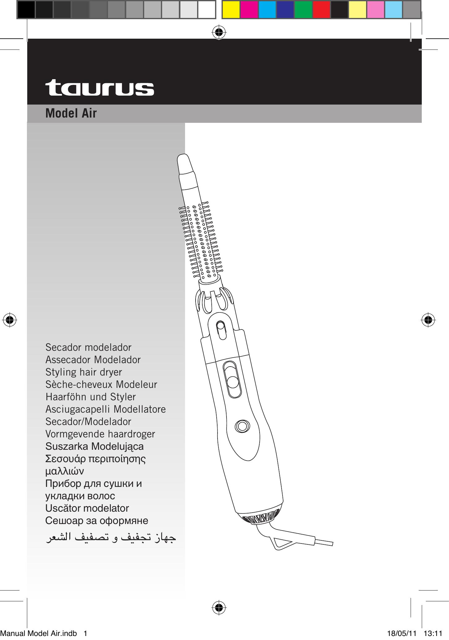 Taurus Group Air.indb Hair Dryer User Manual