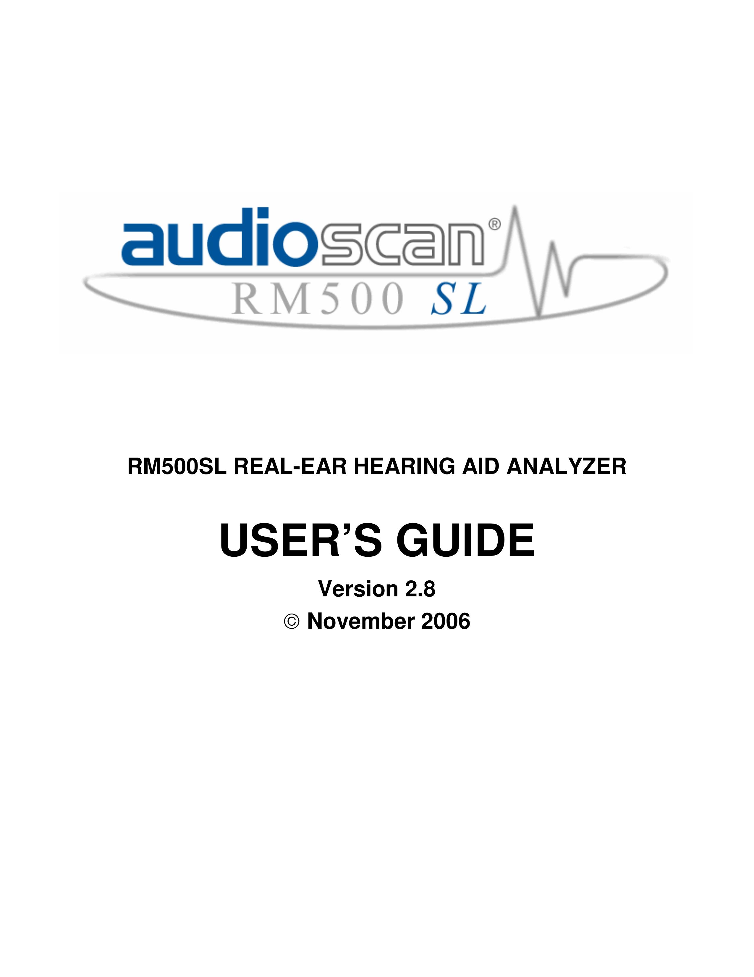 HP (Hewlett-Packard) RM500SL Hearing Aid User Manual