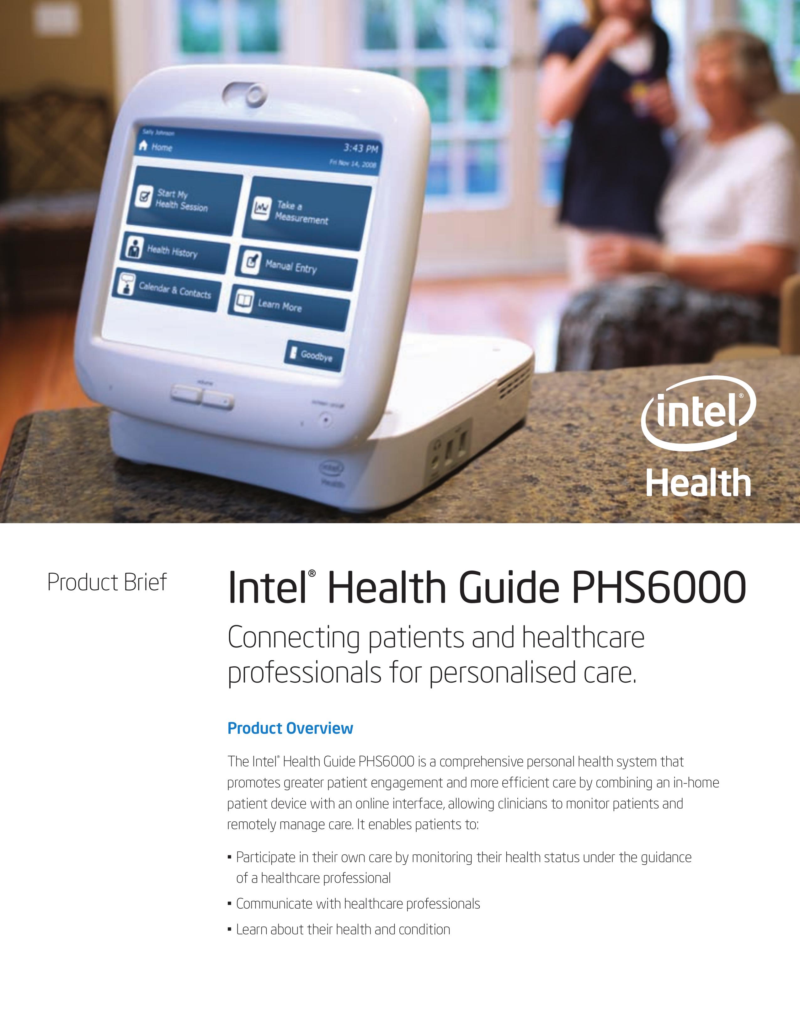 Intel PHS6000 Home Care Product User Manual