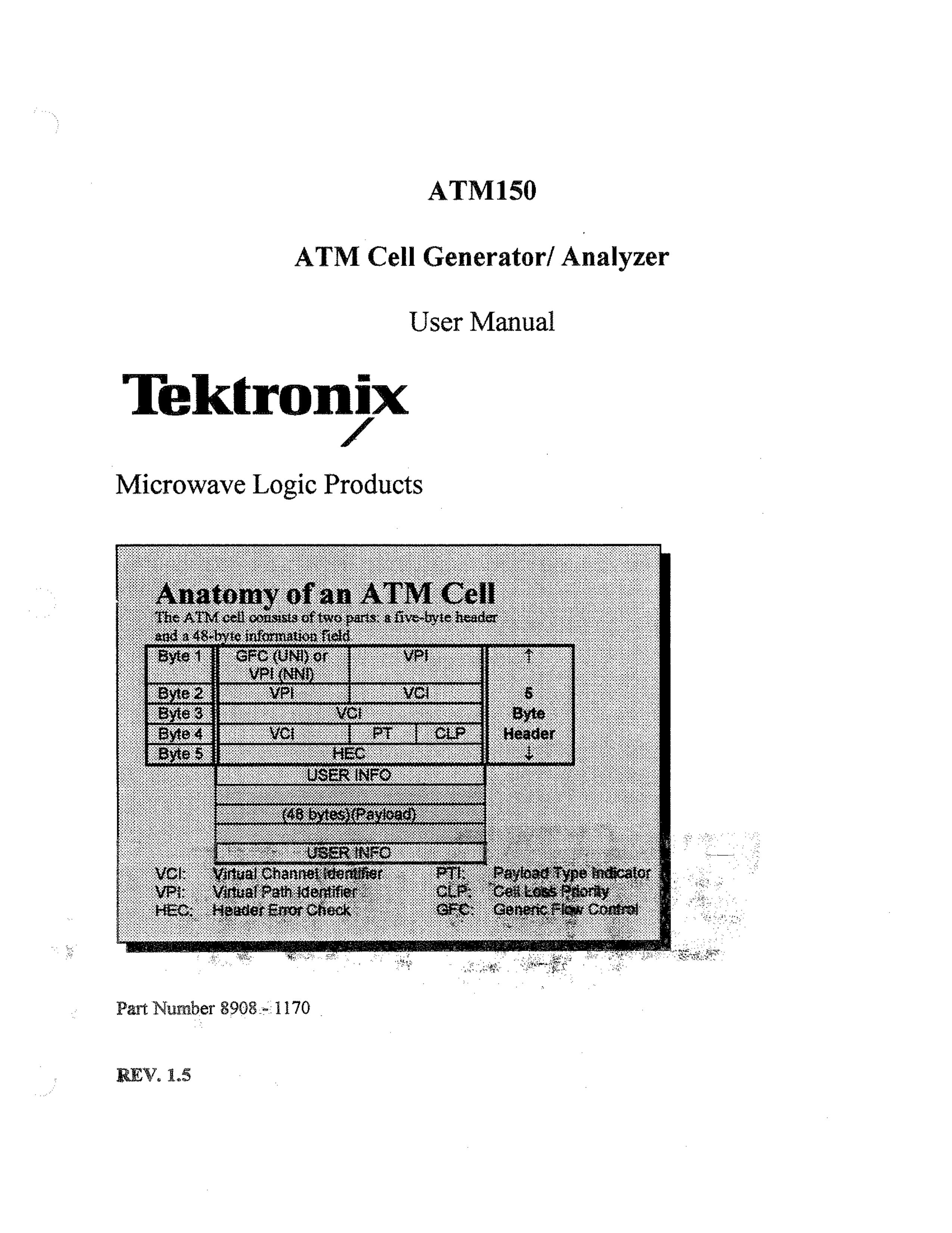 Tektronix ATM150 Home Dialysis Equipment User Manual