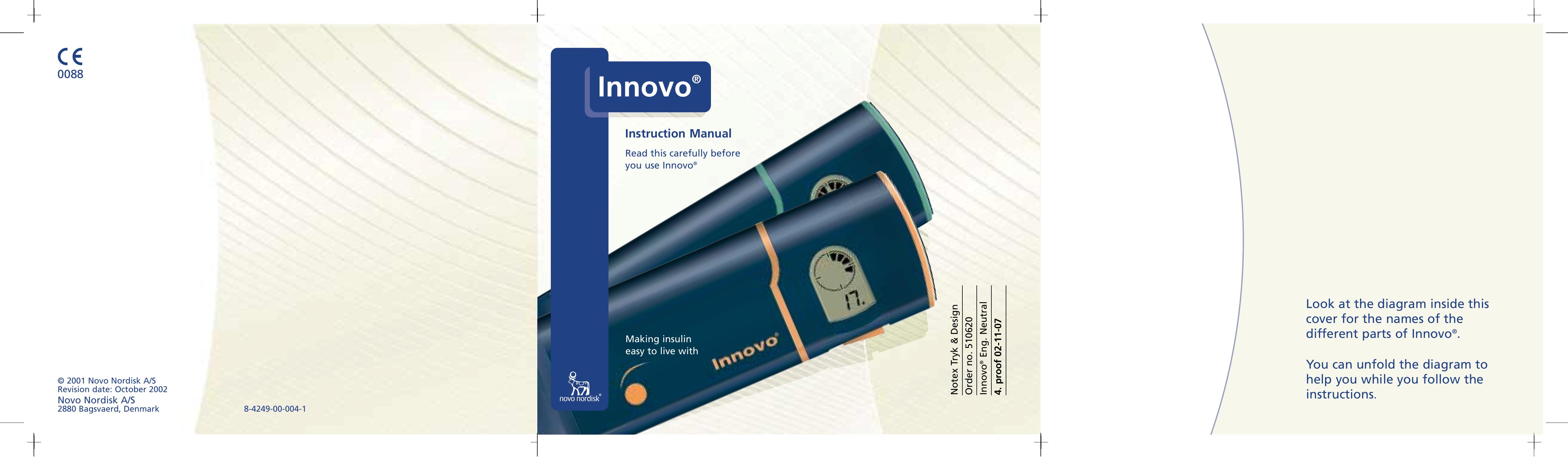 Novo Nordisk 510620 Insulin Pen User Manual