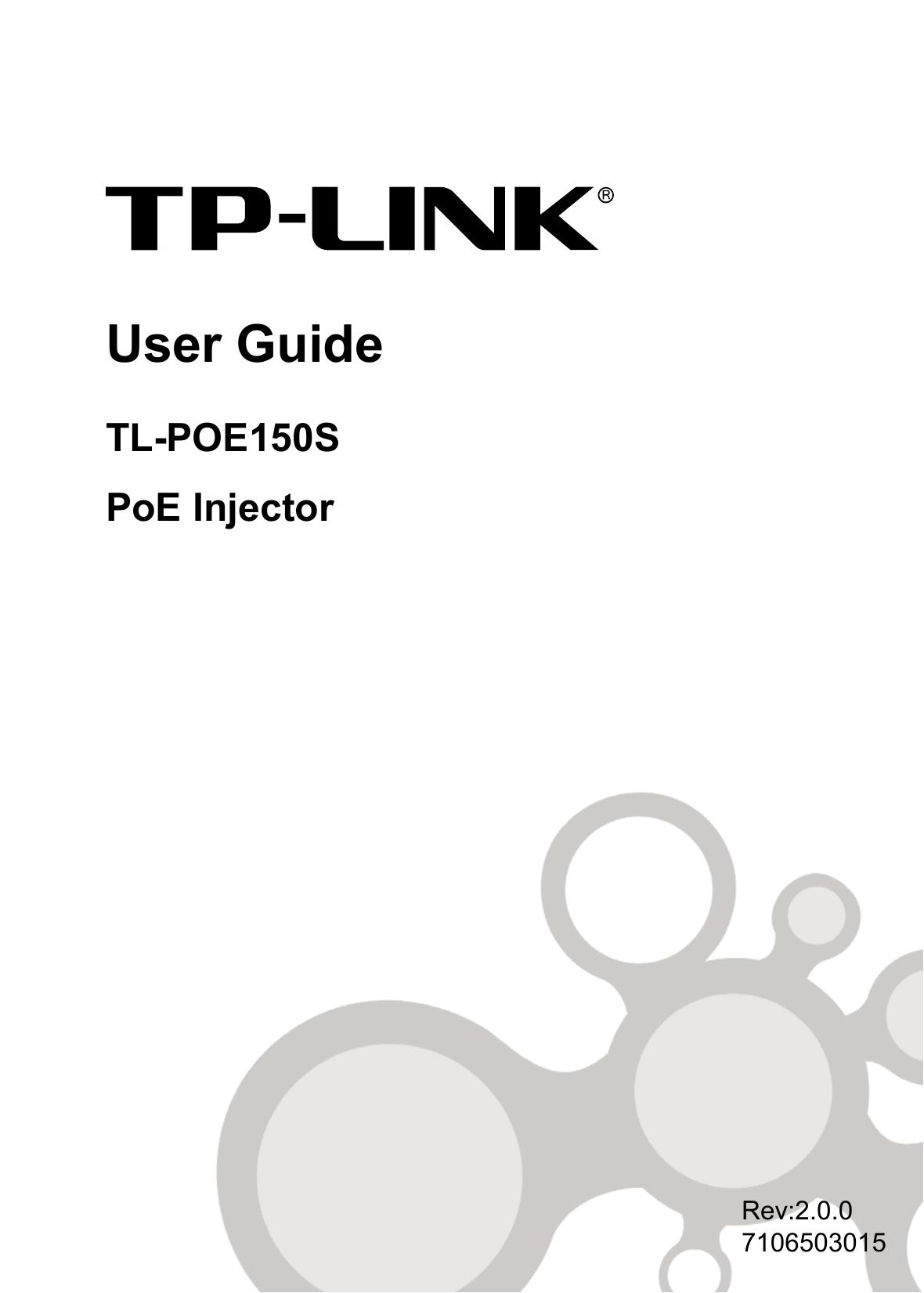 TP-Link TL-POE150S Insulin Pen User Manual