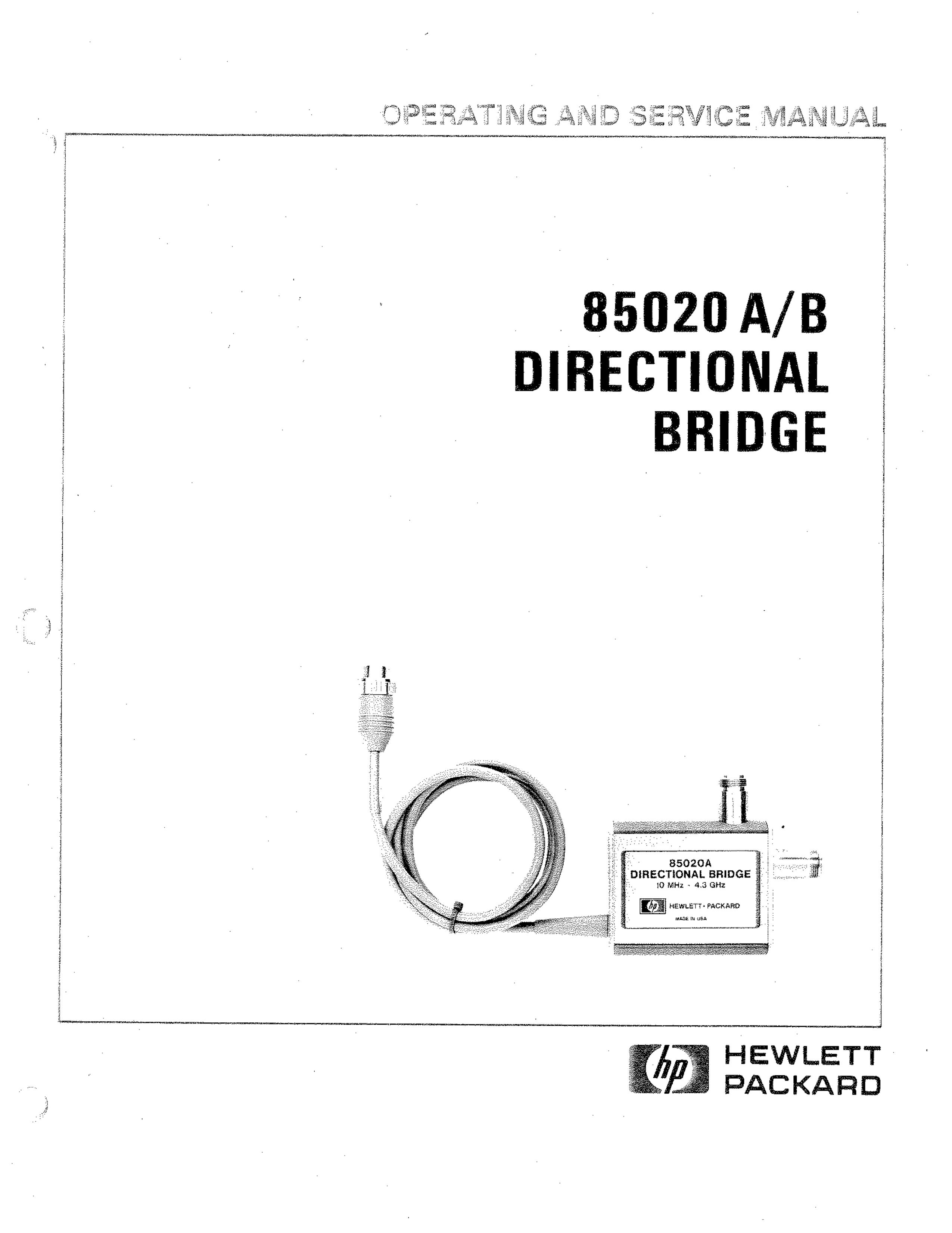 HP (Hewlett-Packard) 85020B Light Therapy Device User Manual