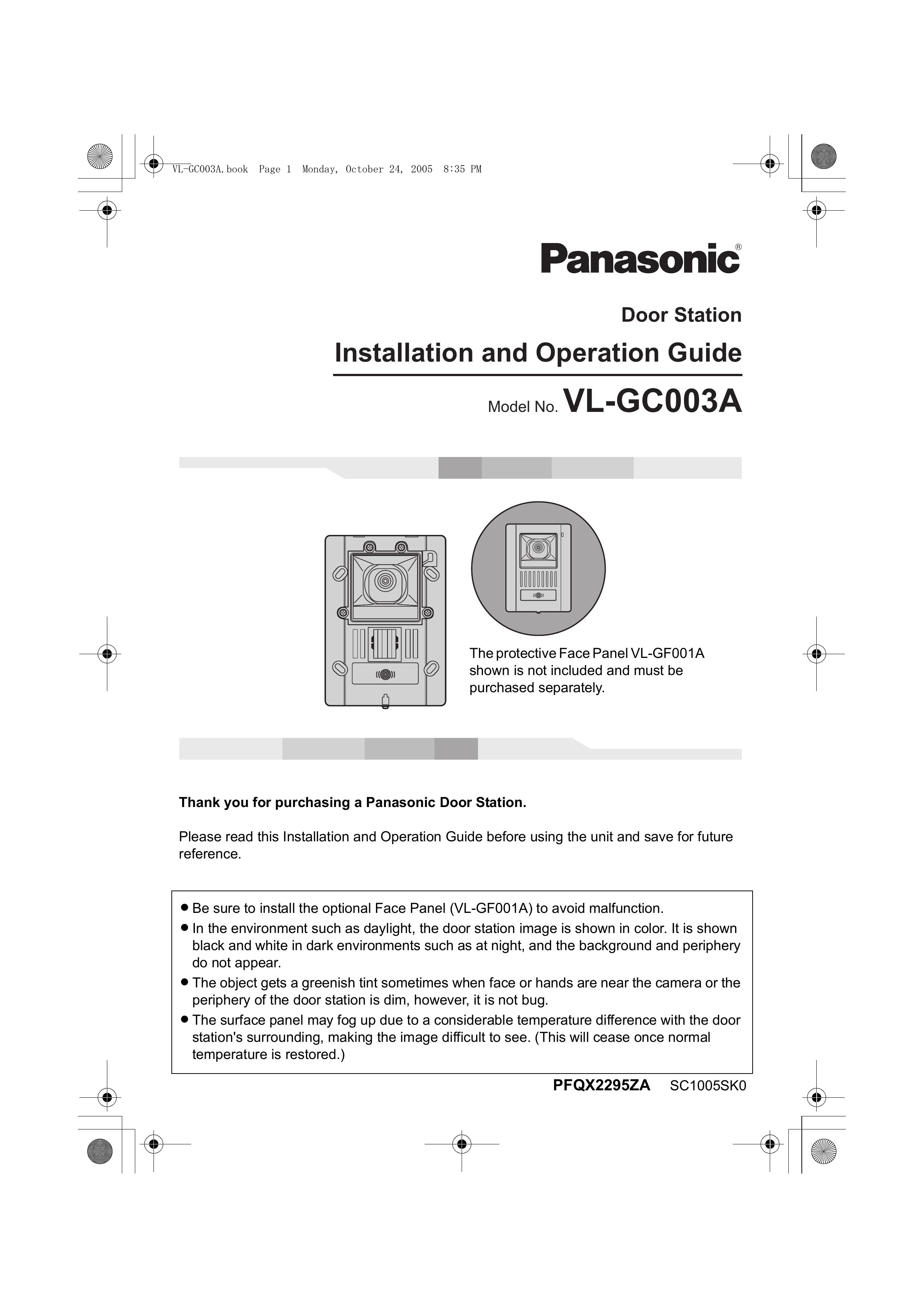 Panasonic VL-GC003A Light Therapy Device User Manual
