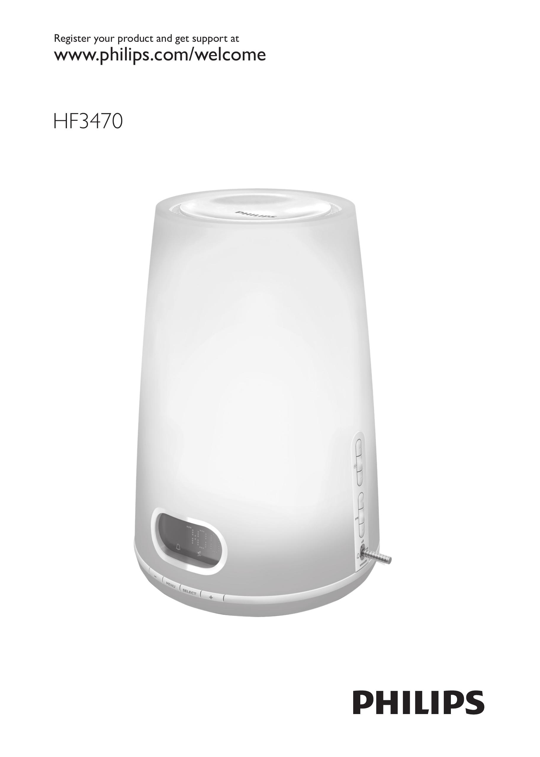 Philips HF3470 Light Therapy Device User Manual