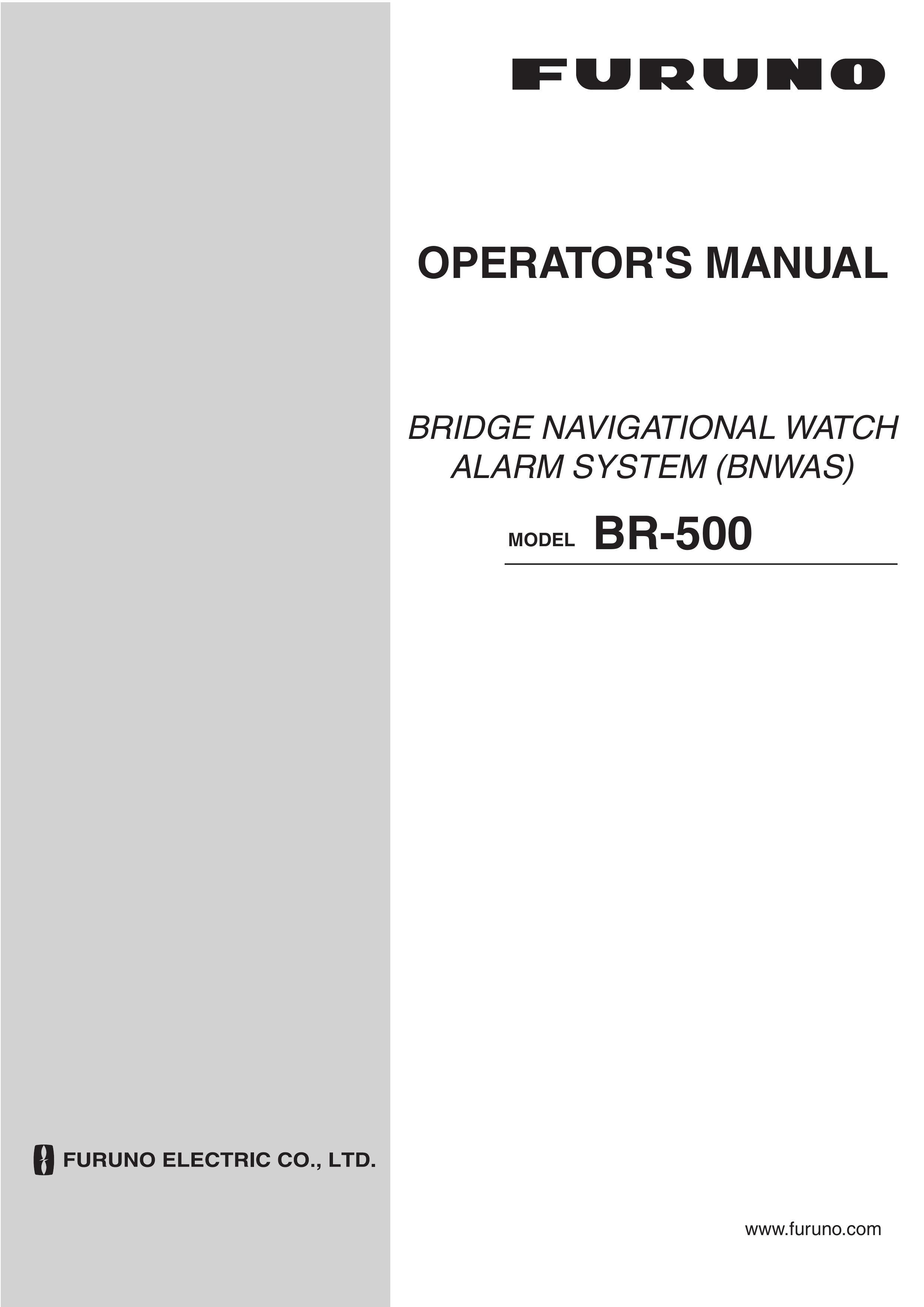 Furuno BR-500 Medical Alarms User Manual