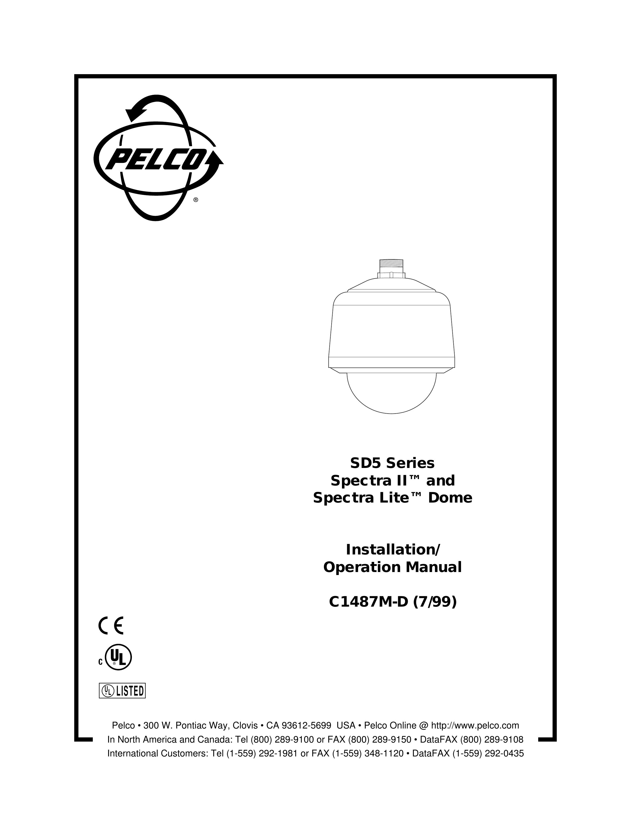 Pelco C1487M-D Medical Alarms User Manual