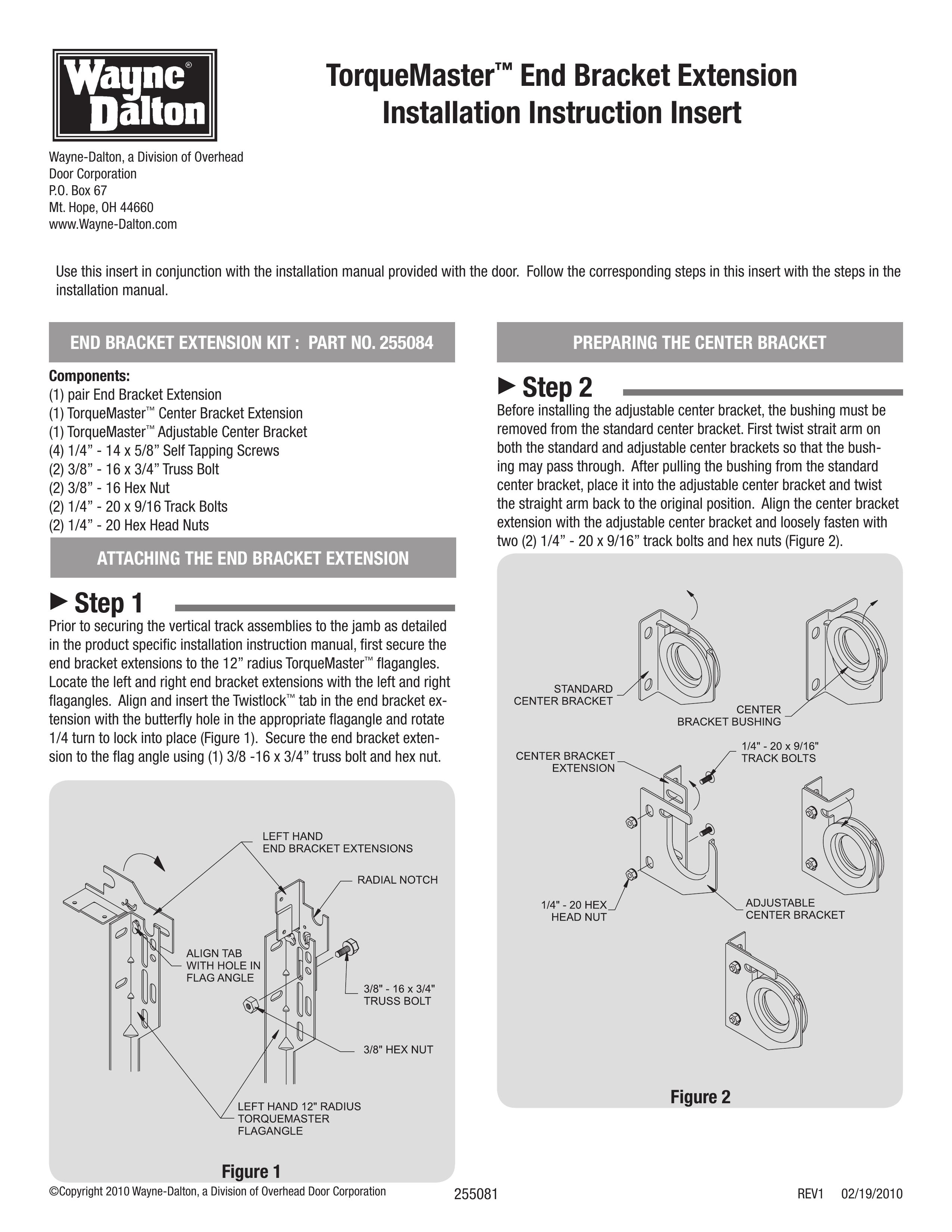 Wayne-Dalton 255081 Medical Alarms User Manual