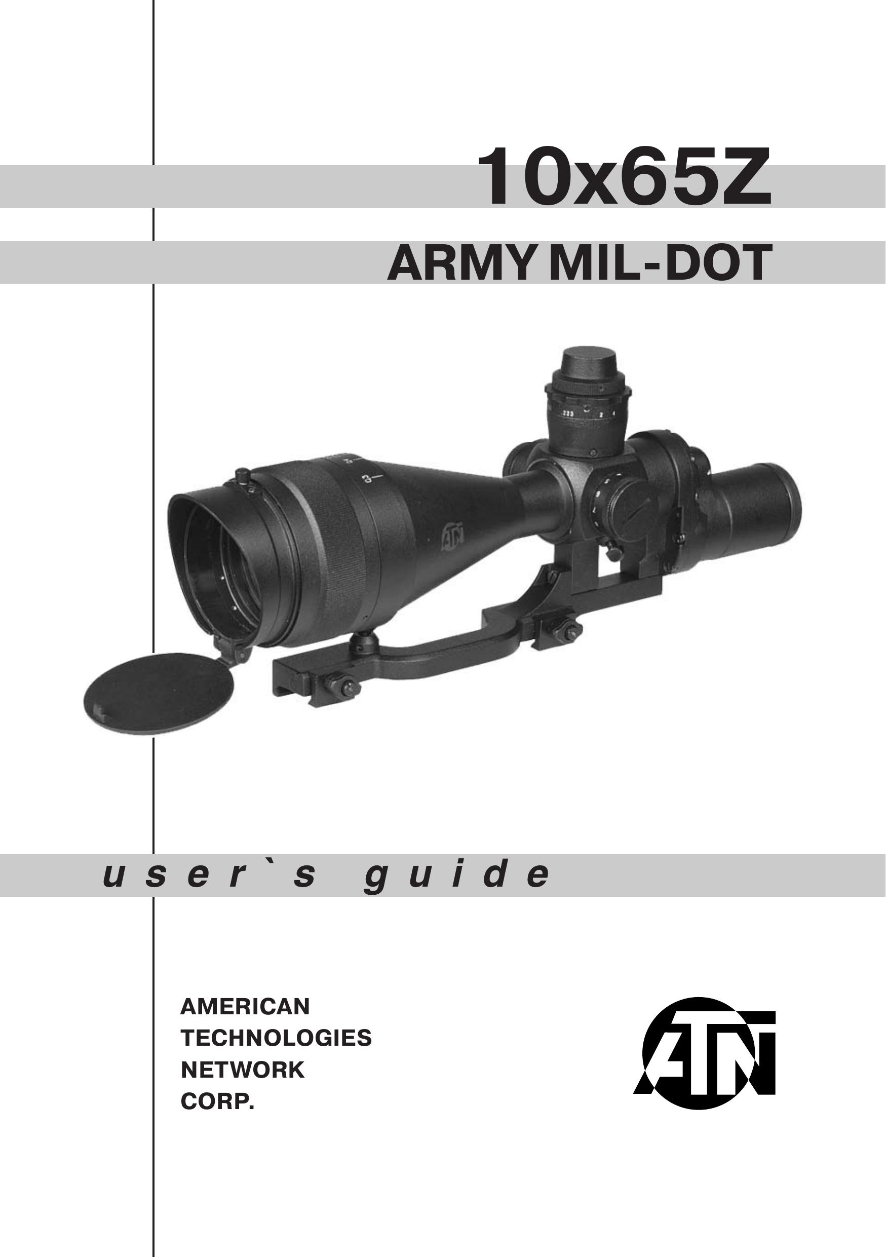 ATN, Inc. Army Mil-Dot Microscope & Magnifier User Manual