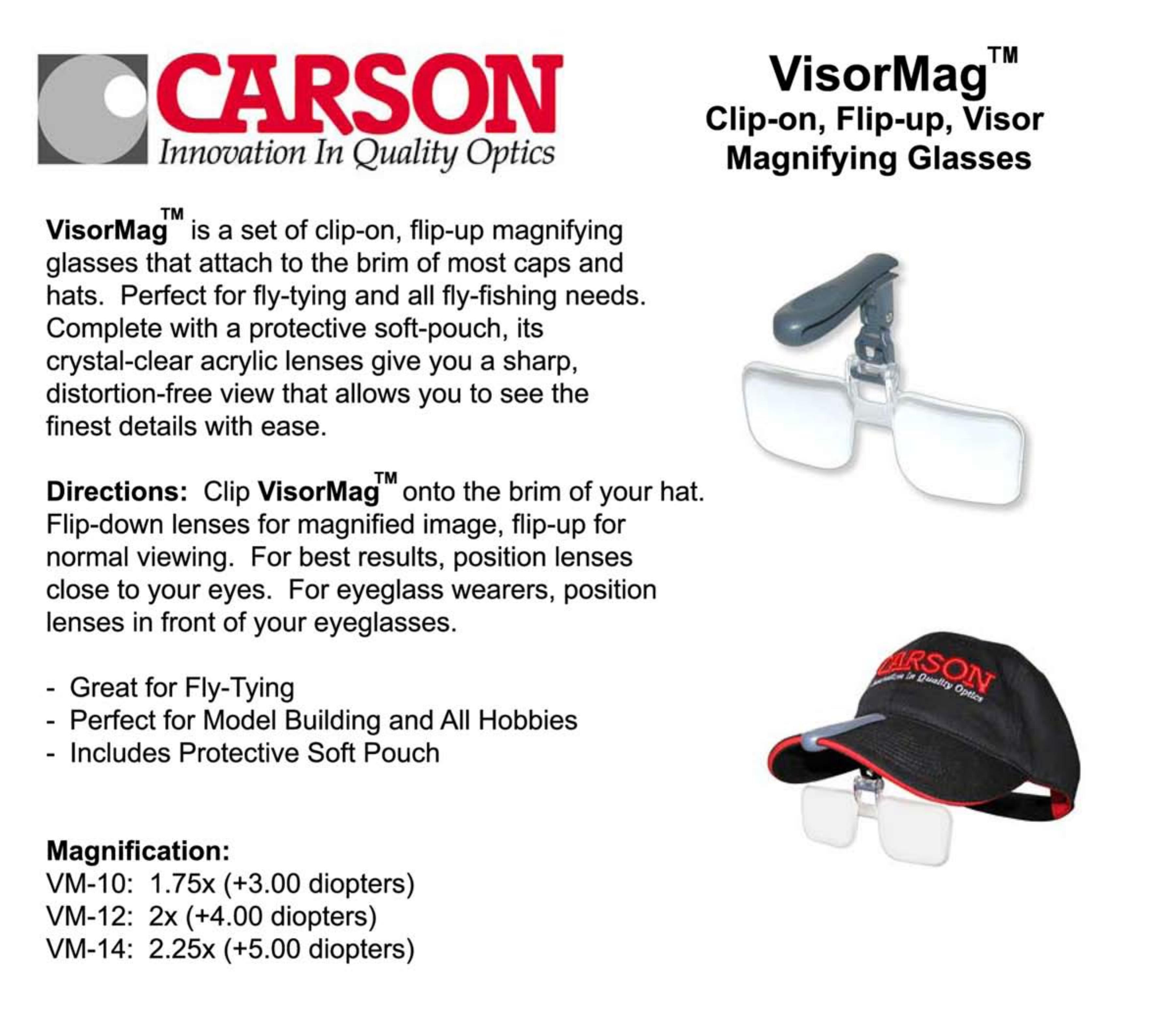 Carson Optical vm-10 Microscope & Magnifier User Manual