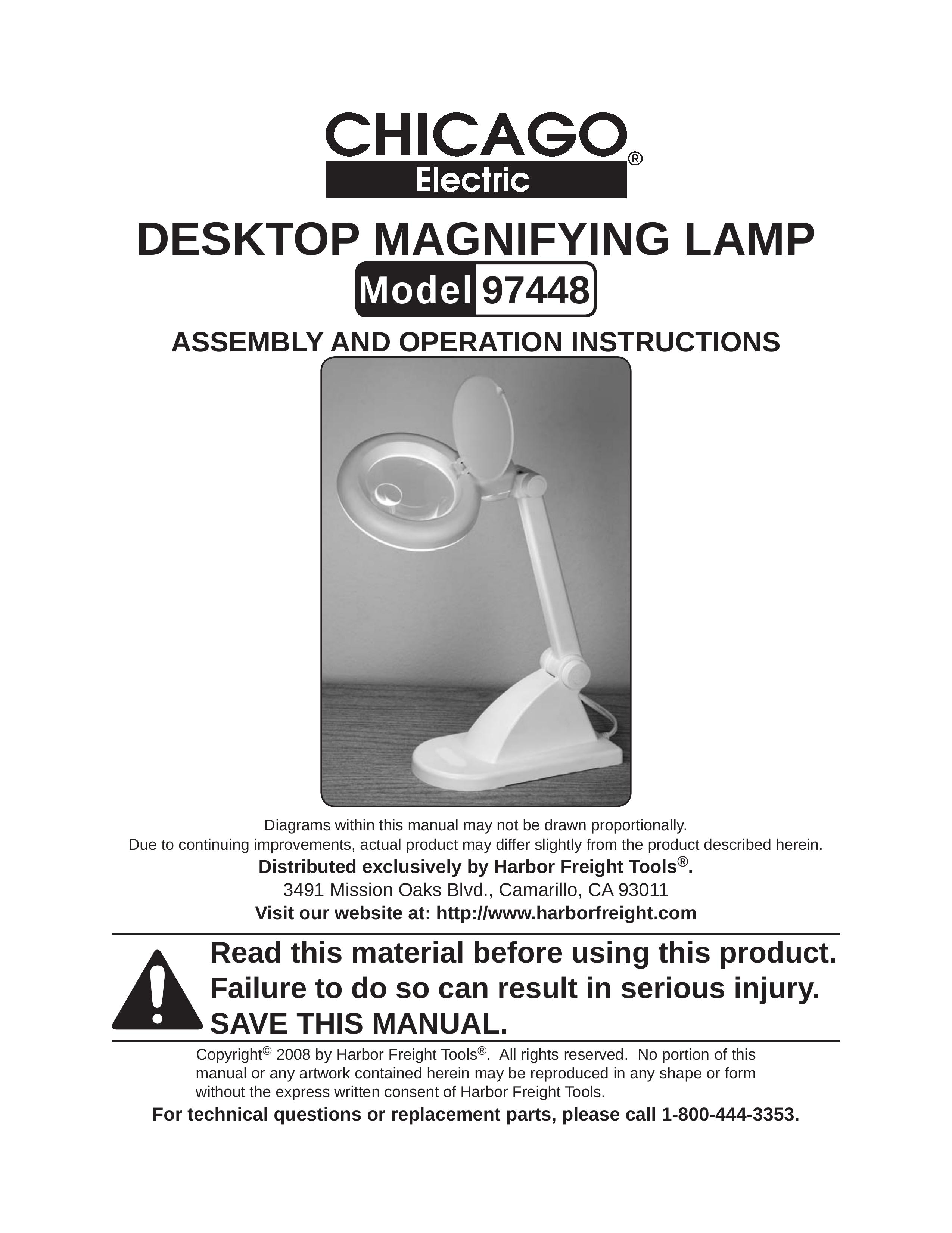 Chicago Electric 97448 Microscope & Magnifier User Manual