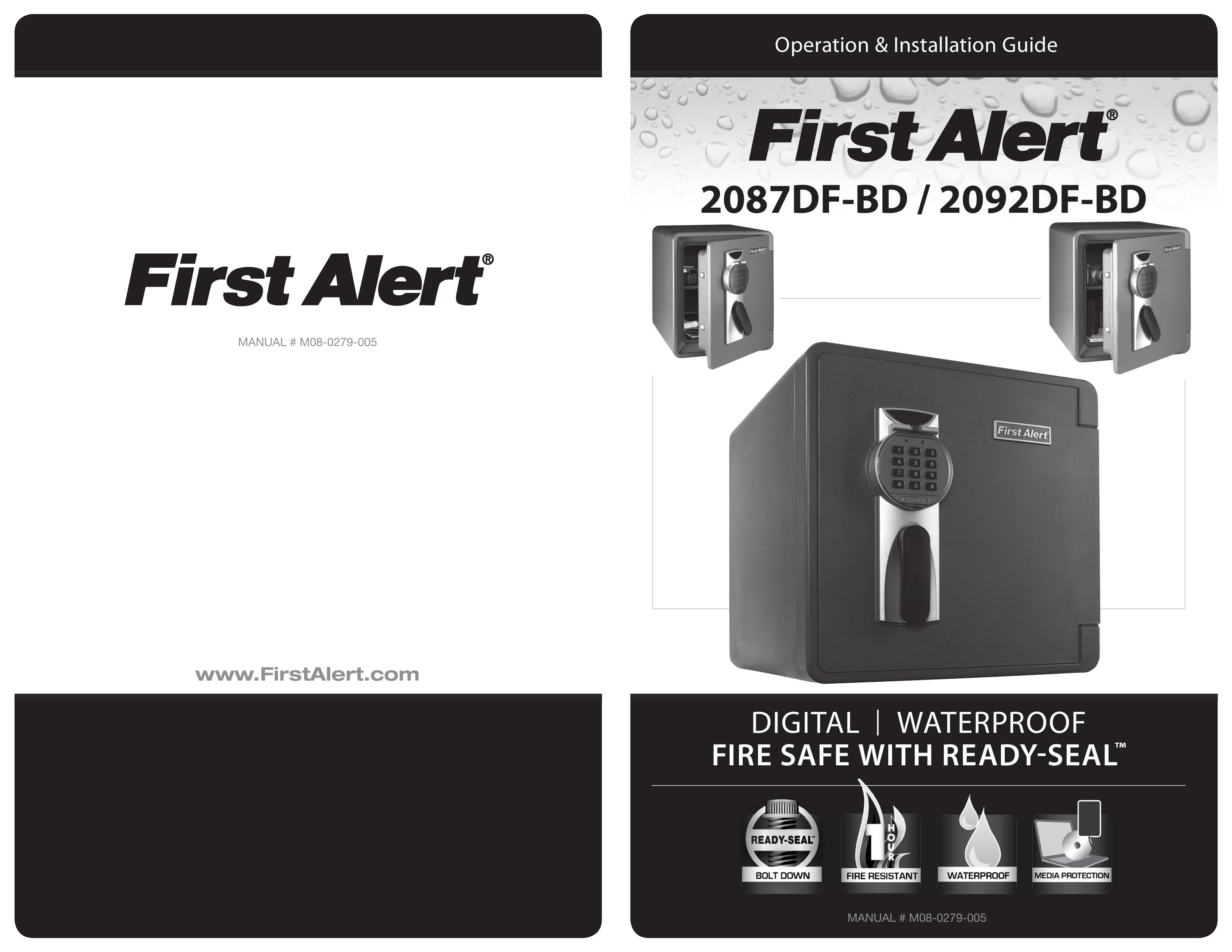 First Alert digital waterproof fire safe with ready-seal Microscope & Magnifier User Manual