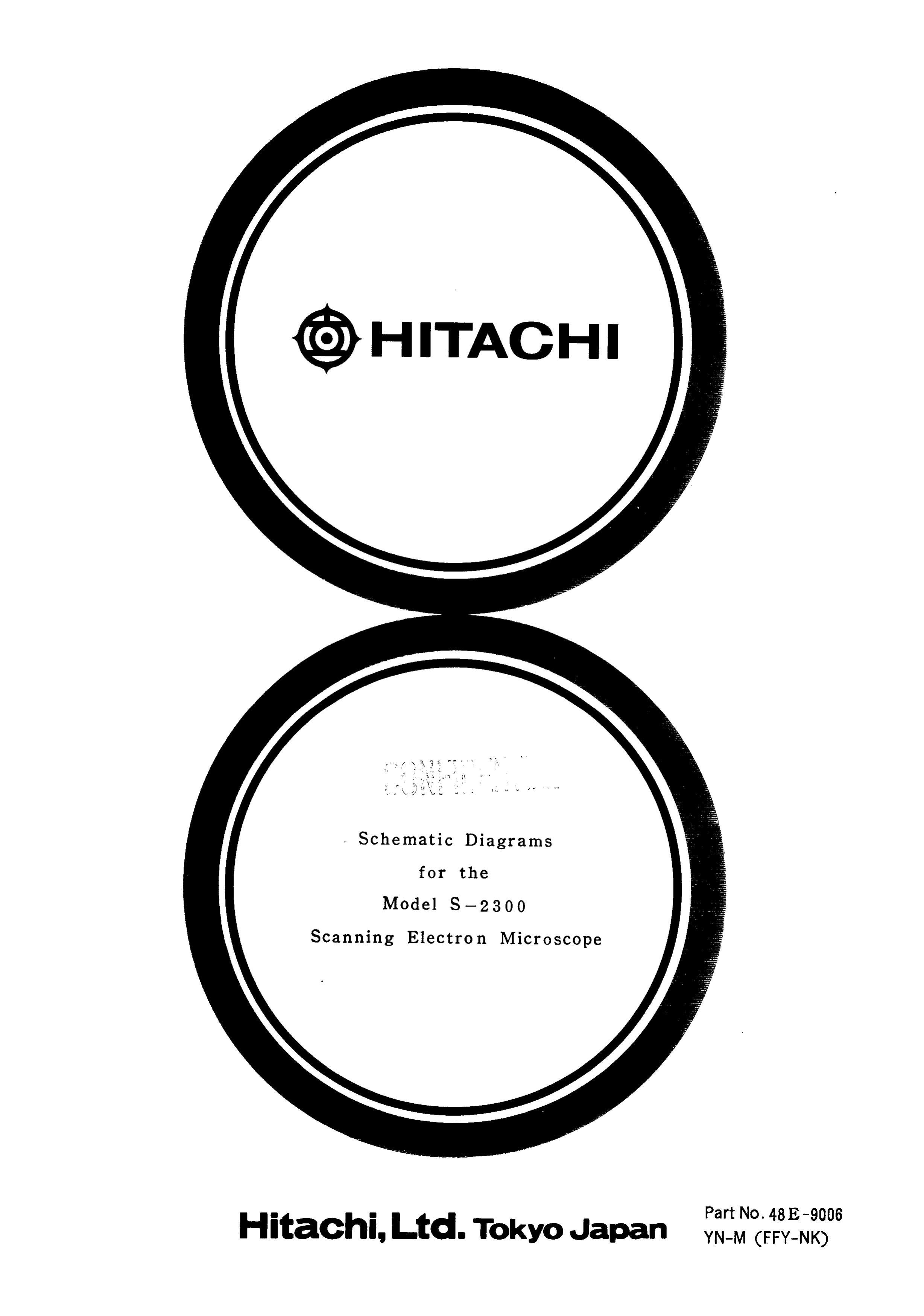 Hitachi s-2300 Microscope & Magnifier User Manual