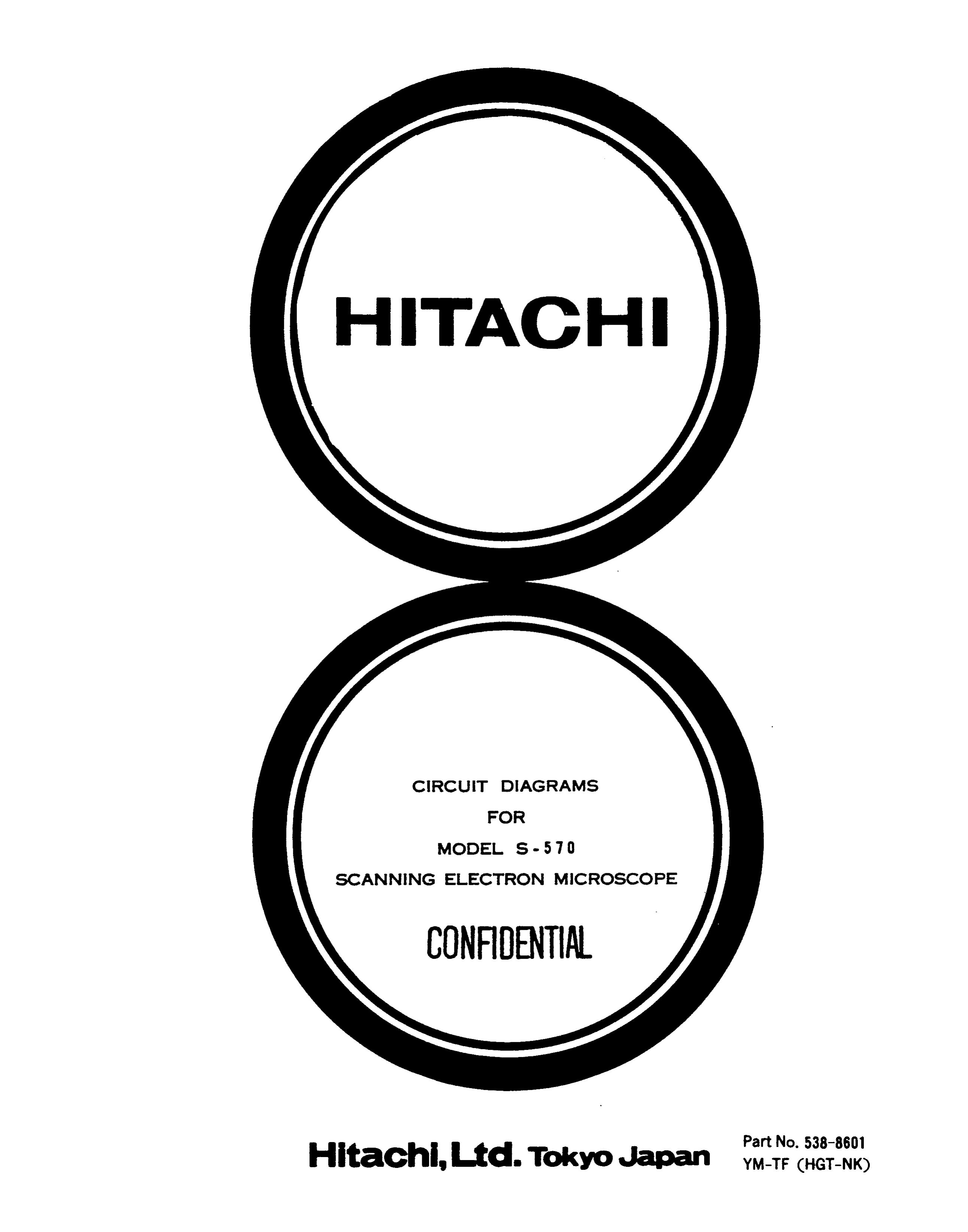 Hitachi S-570 Microscope & Magnifier User Manual
