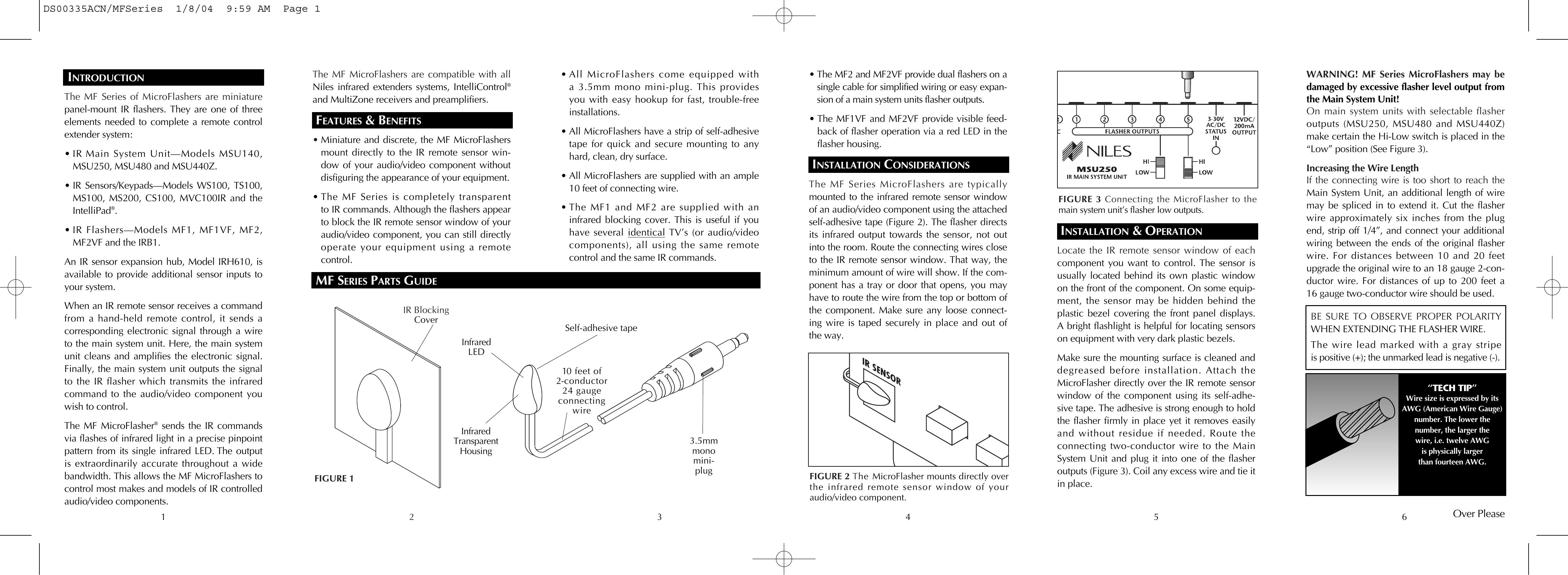 Niles Audio MF1VF Microscope & Magnifier User Manual